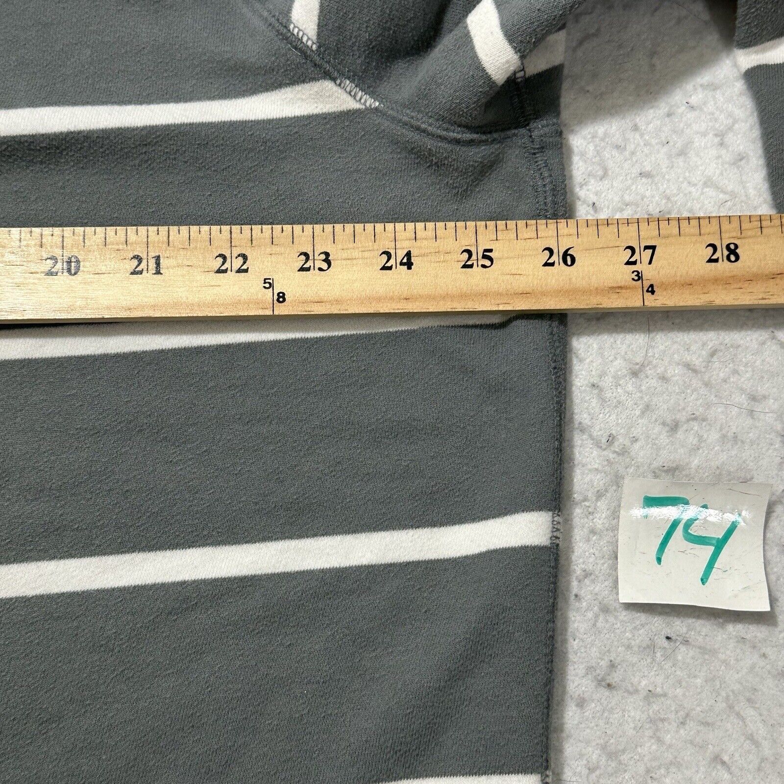 Lands' End The Outfitters Lands' End XL Sweater Gray Striped Pullover Size US XL / EU 56 / 4 - 10 Thumbnail