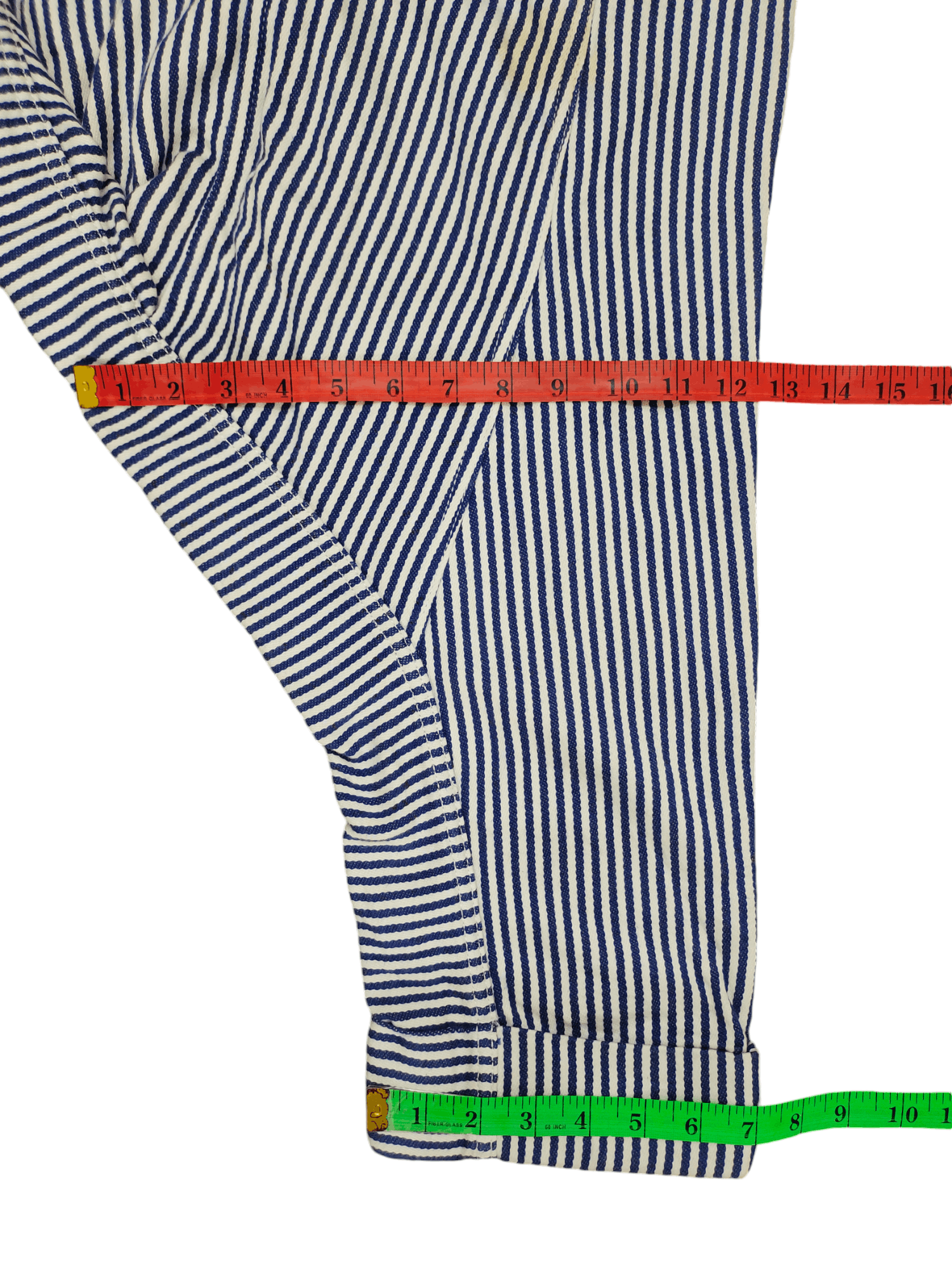 Ne-Net Ne-Net Issey Miyake Drop Crotch Hickory 3Q Denim Pants Size US 30 / EU 46 - 10 Thumbnail