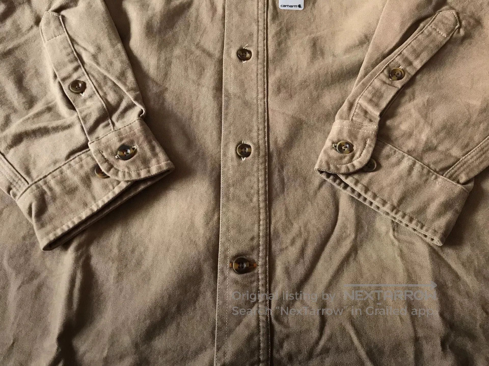 Carhartt Carhartt S09 266 Heavy Work Shirt. Size US L / EU 52-54 / 3 - 4 Thumbnail