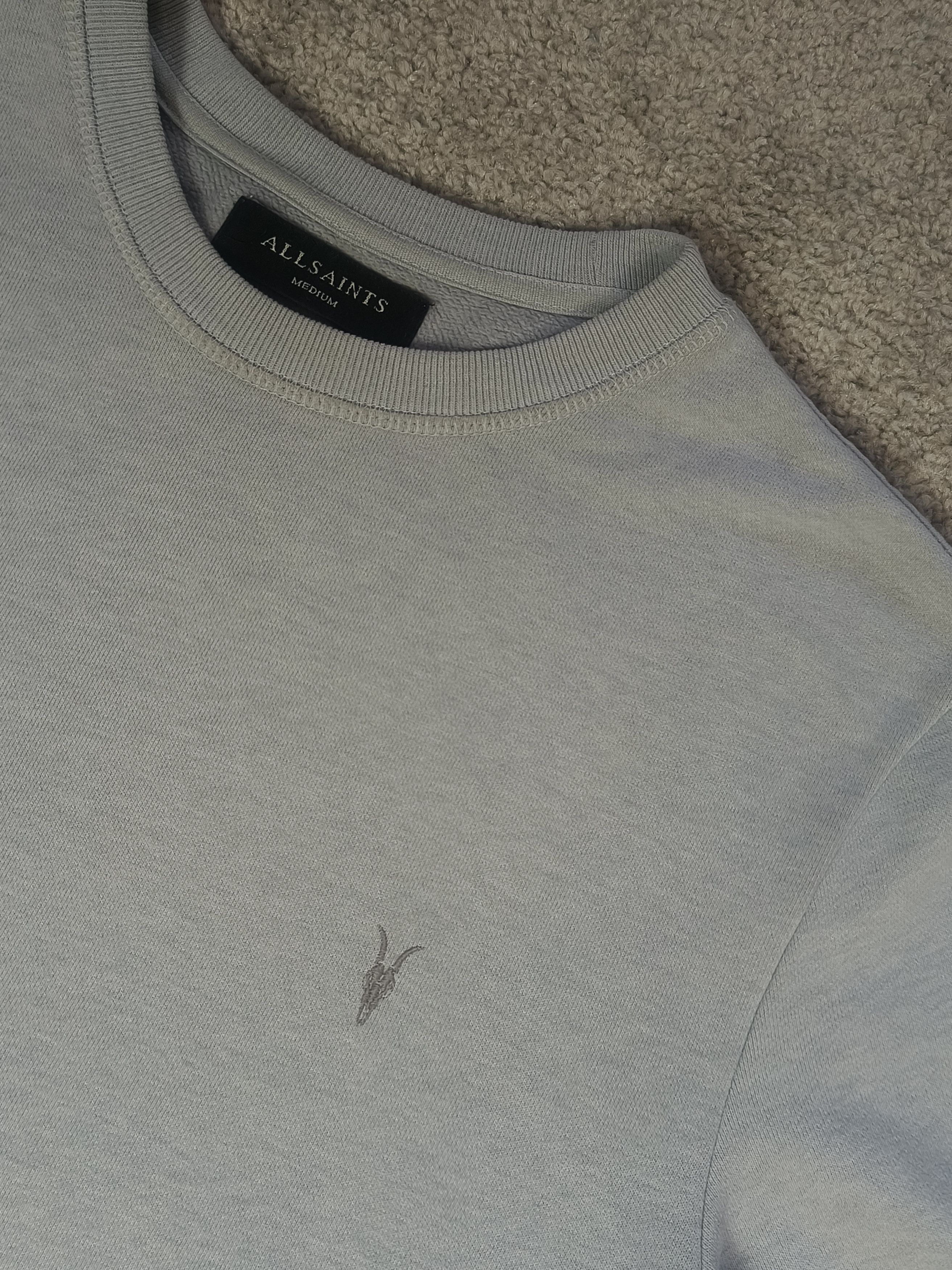 Allsaints AllSaints Raven Crewneck Sweatshirt Size US M / EU 48-50 / 2 - 2 Thumbnail