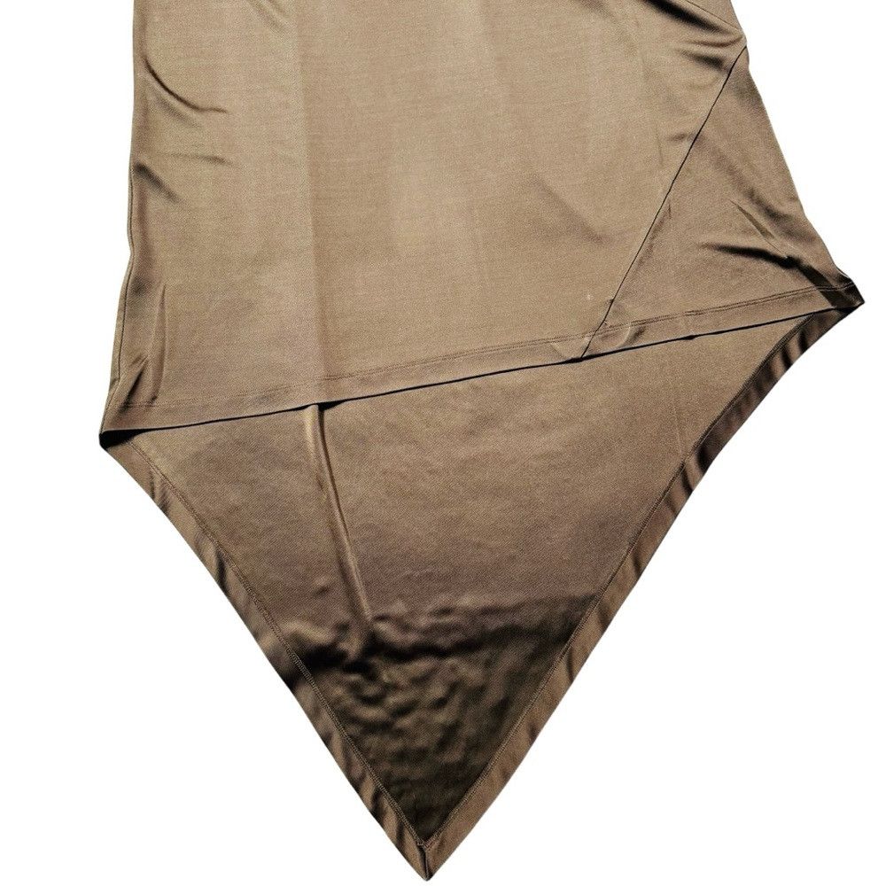Helmut Lang NWT New $450 Helmut Lang Jersey Scarf Hem Tank High Low Mus Size L / US 10 / IT 46 - 6 Thumbnail