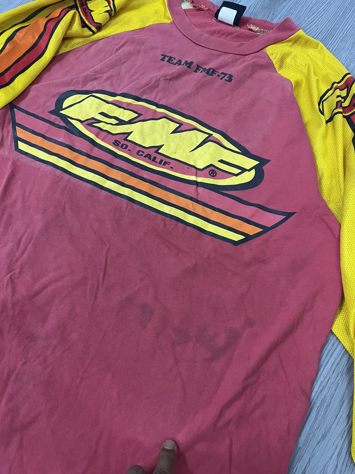 Vintage FMF SO.CALIF dirtbike motocross jersey Size US L / EU 52-54 / 3 - 8 Thumbnail