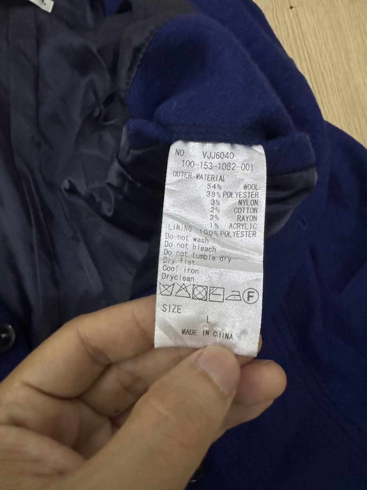 Vanquish Vanquish Japan double breasted wool jacket Size US L / EU 52-54 / 3 - 6 Thumbnail
