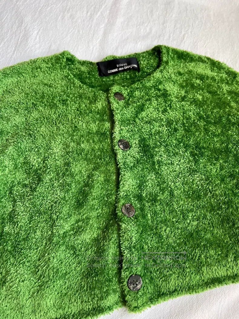 Comme des Garcons Comme Des Garcons Green Grass Nylon Short Open Cardigan wi Size M / US 6-8 / IT 42-44 - 3 Thumbnail