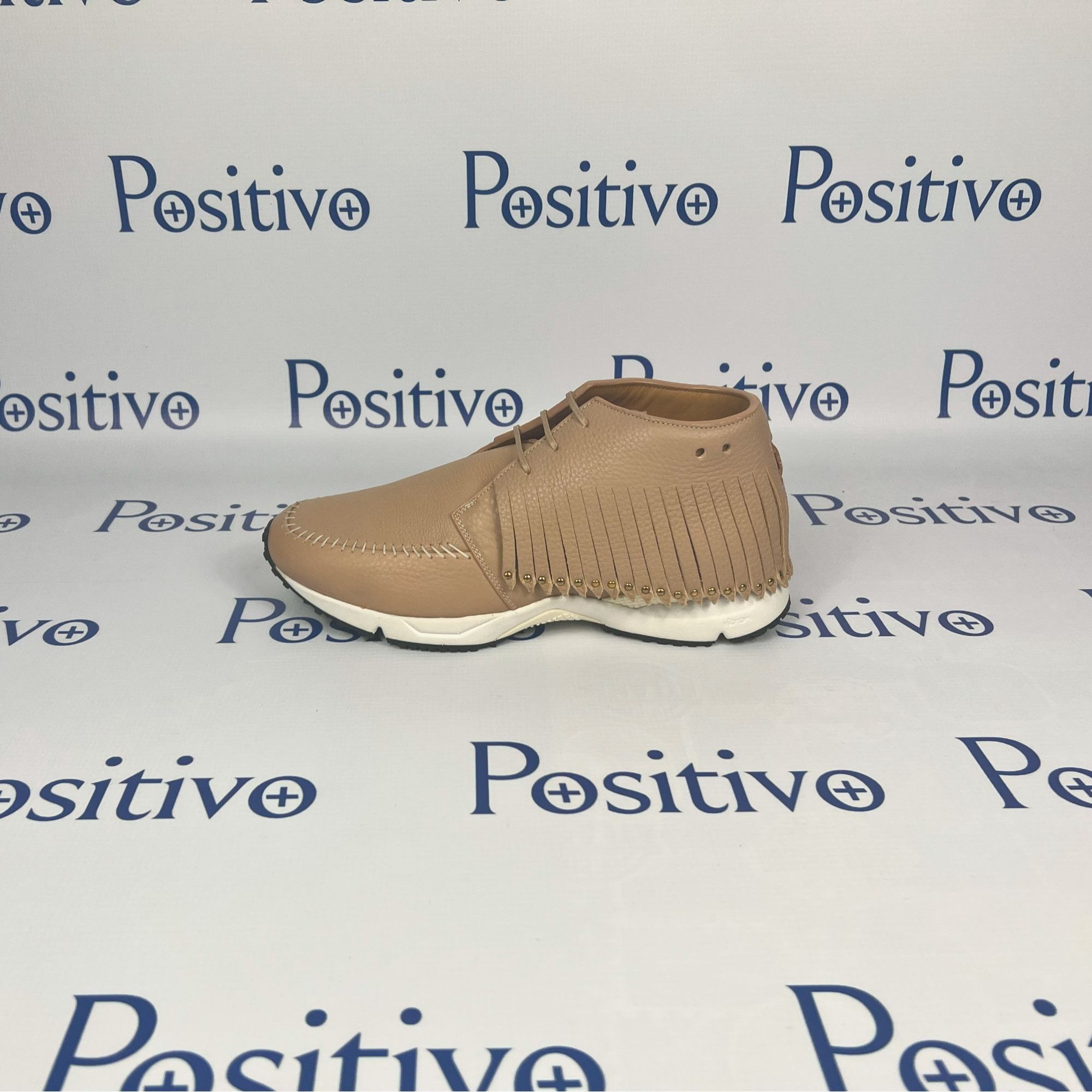 image of Buscemi Gladiator Nude Leather Sneakers Us 7 Eu 40 W/ Defect, Men's