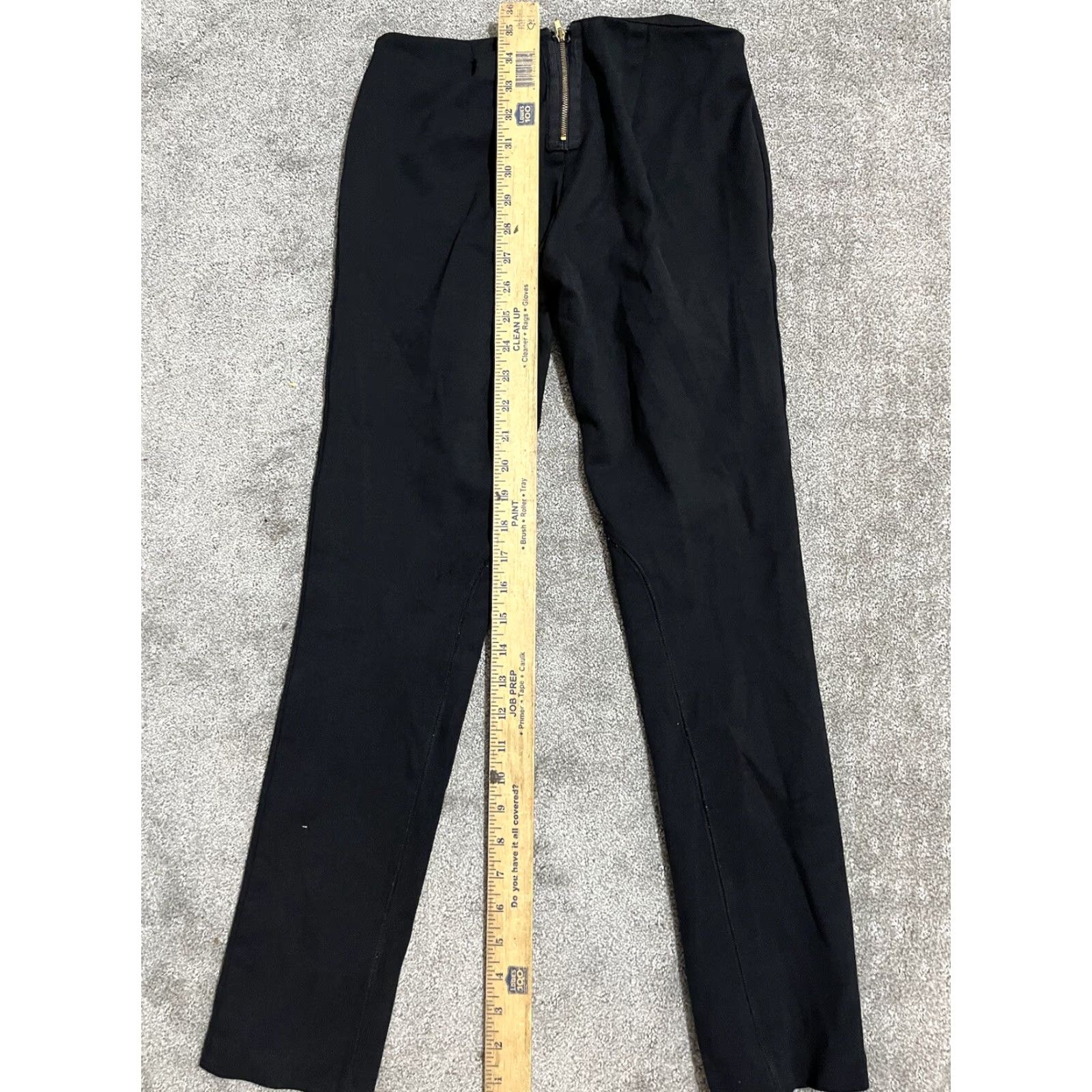 J.Crew J. CREW Pixie Skinny Pants Women's Size 4 Black Ponte Size 27" / US 4 / IT 40 - 6 Thumbnail