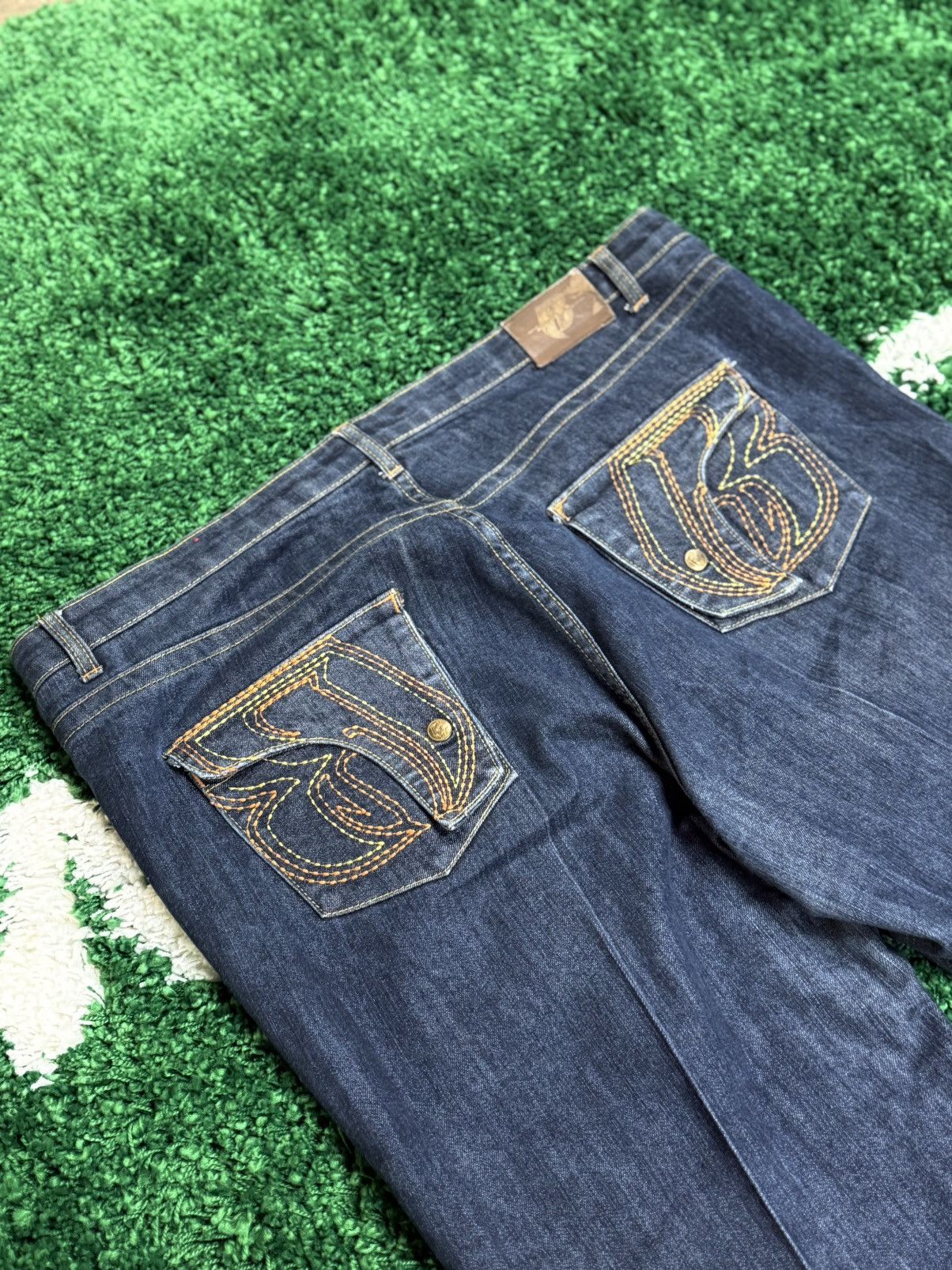 Ruff Ryders × Vintage RARE Ruff Ryders Denim Jean Logo Shorts Sz. 40 Size US 40 / EU 56 - 3 Thumbnail