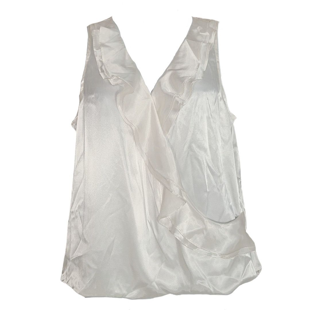 White House Black Market NWT Vintage 90s white house black market white tank large Size L / US 10 / IT 46 - 8 Thumbnail