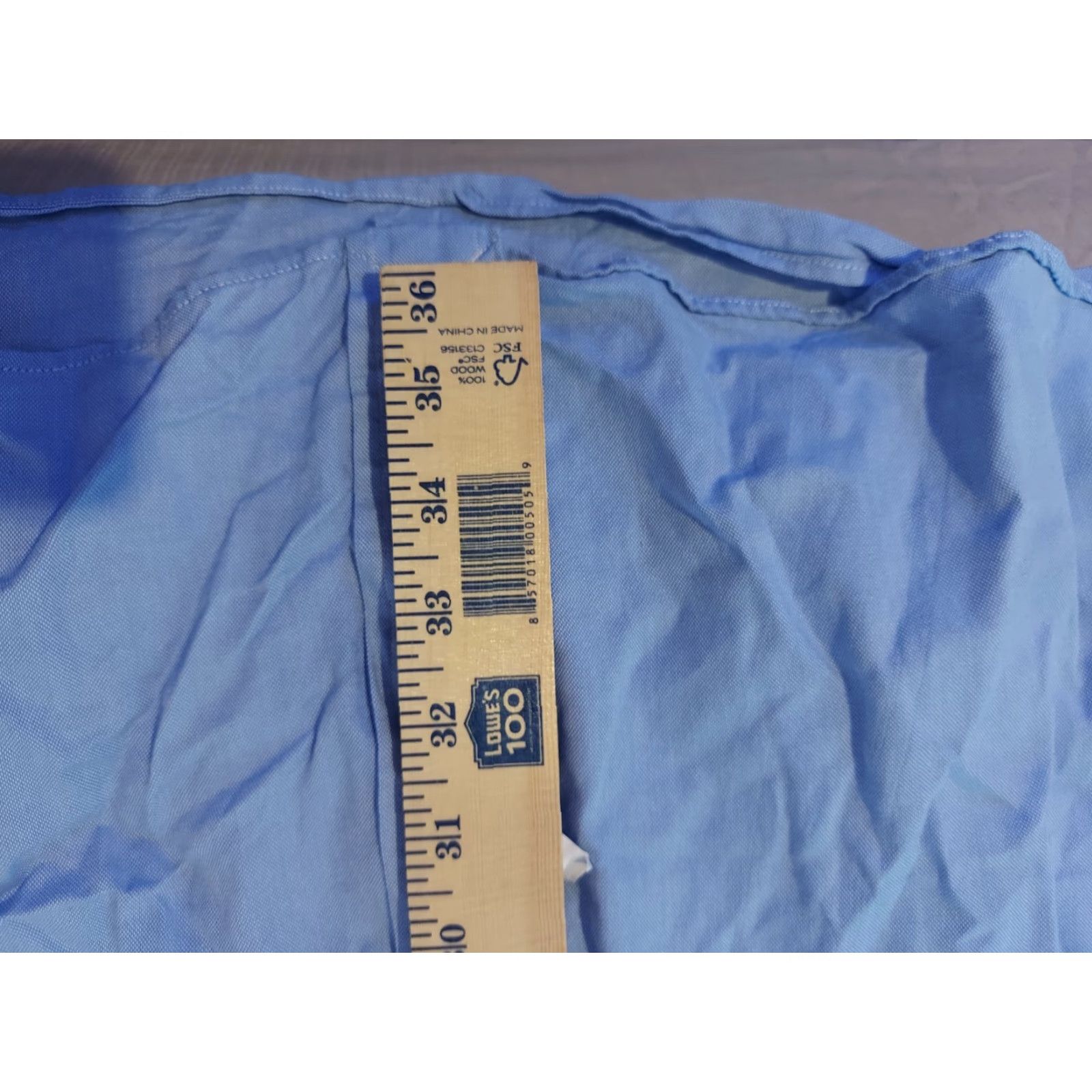 Polo Ralph Lauren VINTAGE Polo Ralph Lauren Mens Polo Dress Shirt 3XLT Blue Cotton Short Sleeve Button-Up Shirt Mens Clothes Size 48R - 7 Thumbnail
