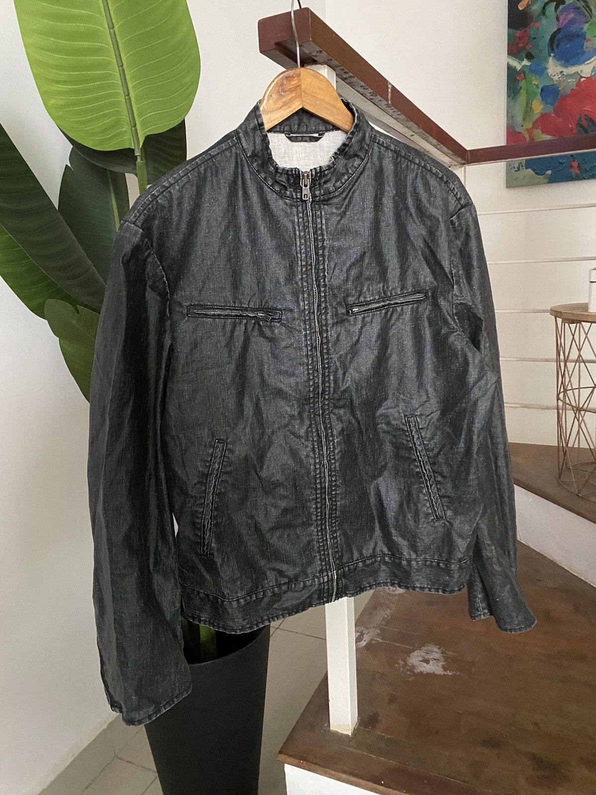 Calvin Klein × Calvin Klein 205W39NYC × Seditionaries CK CALVIN KLEIN Black Jacket zipper Punk bikers design style Size US XL / EU 56 / 4 - 6 Thumbnail