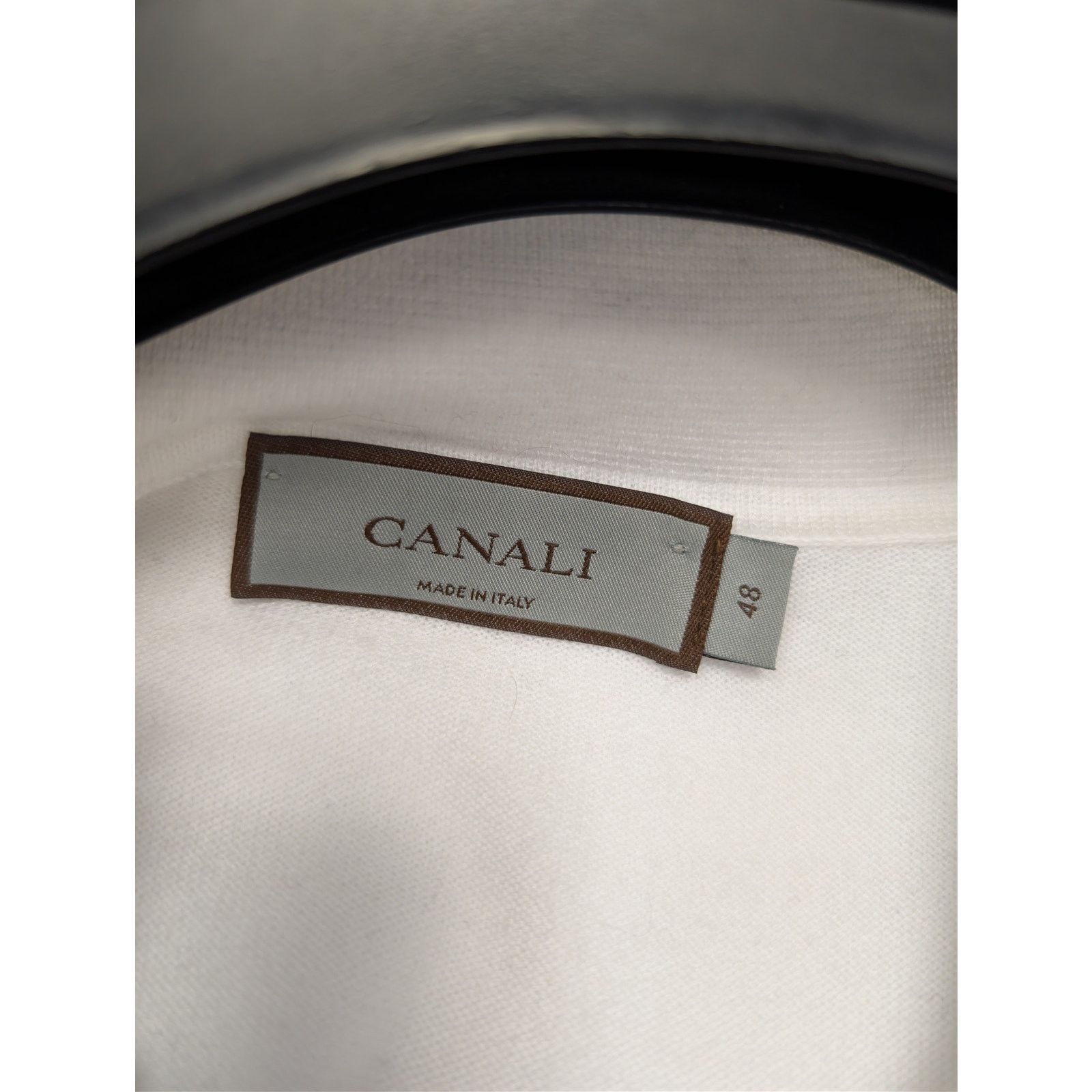 Brunello Cucinelli o1rshd1 CC20 Knited Polo Shirt in White Size US M / EU 48-50 / 2 - 17 Thumbnail