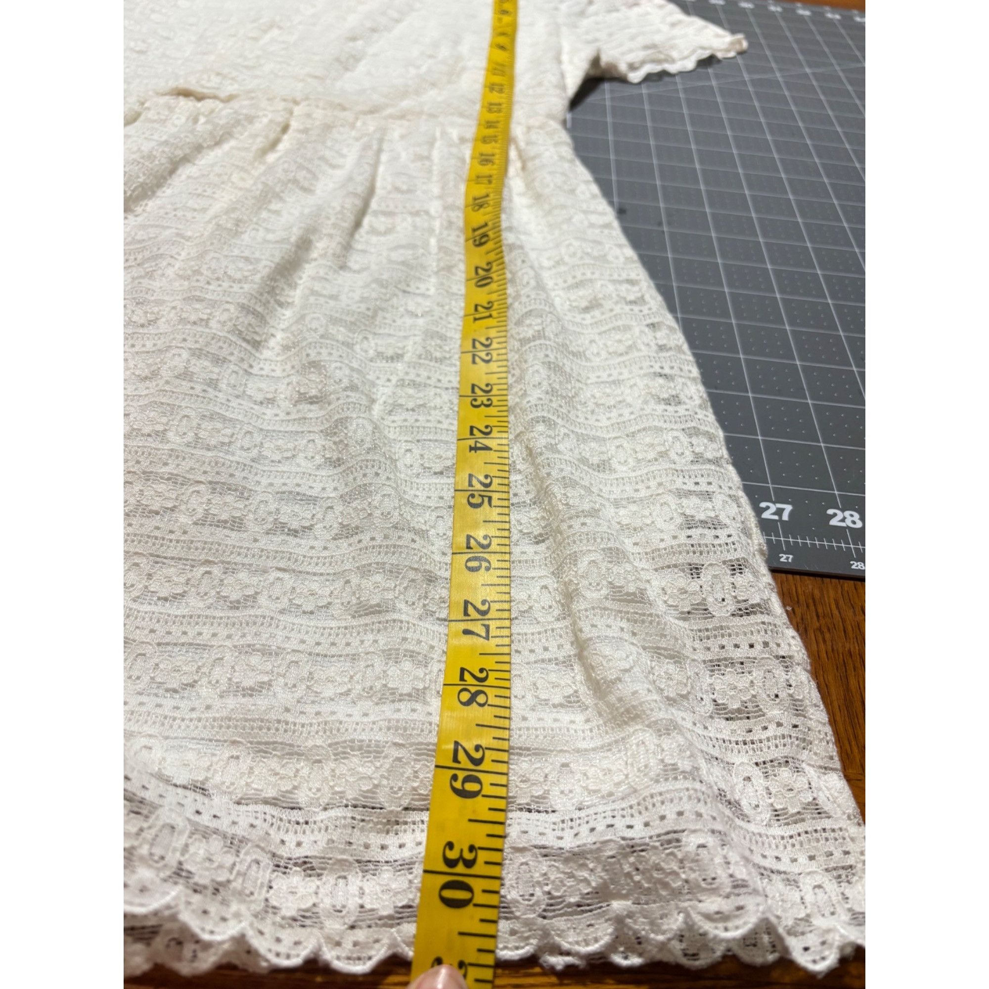 H&M H&M Women’s Lace Mini Dress S – Cottagecore Clean Girl Light Size S / US 4 / IT 40 - 6 Thumbnail