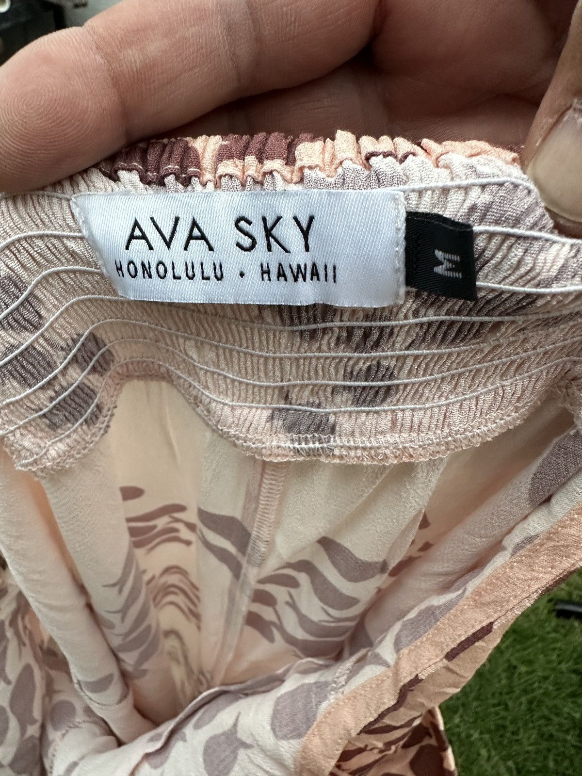 Other PreOwned Ava Sky Hawaiian Dress Pink Fish Print Women's M Size M / US 6-8 / IT 42-44 - 4 Thumbnail