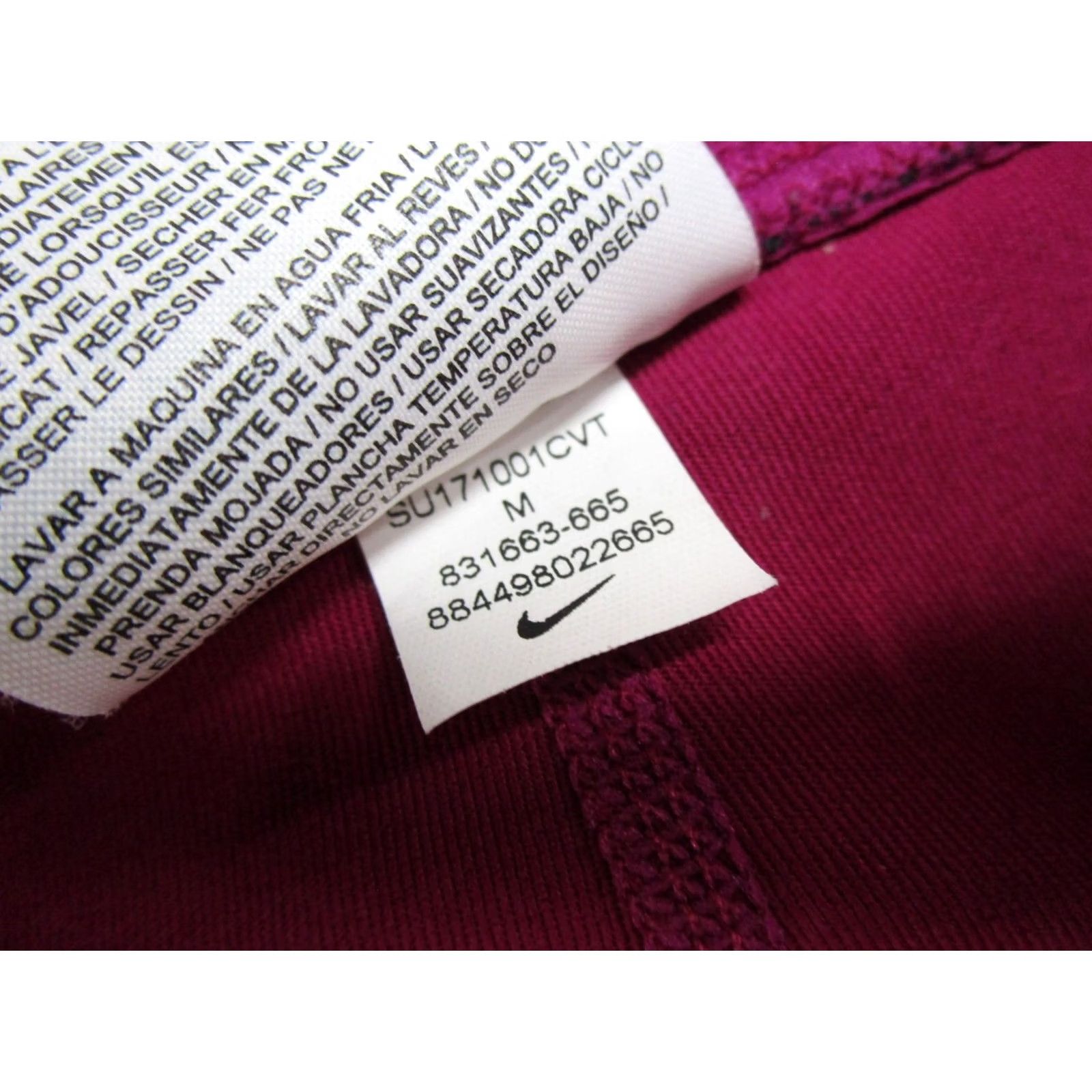 Nike Nike Dri Fit Women's Pink Cropped Leggings Size M | Big Swoosh, Yoga & Training, Cross Training, Gym & Training Size 32" / US 10 / IT 46 - 5 Thumbnail