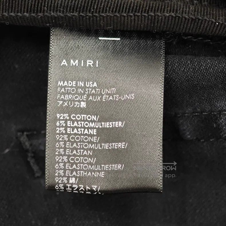 Amiri Amiri Size 33 Black jeans Size US 33 - 4 Thumbnail