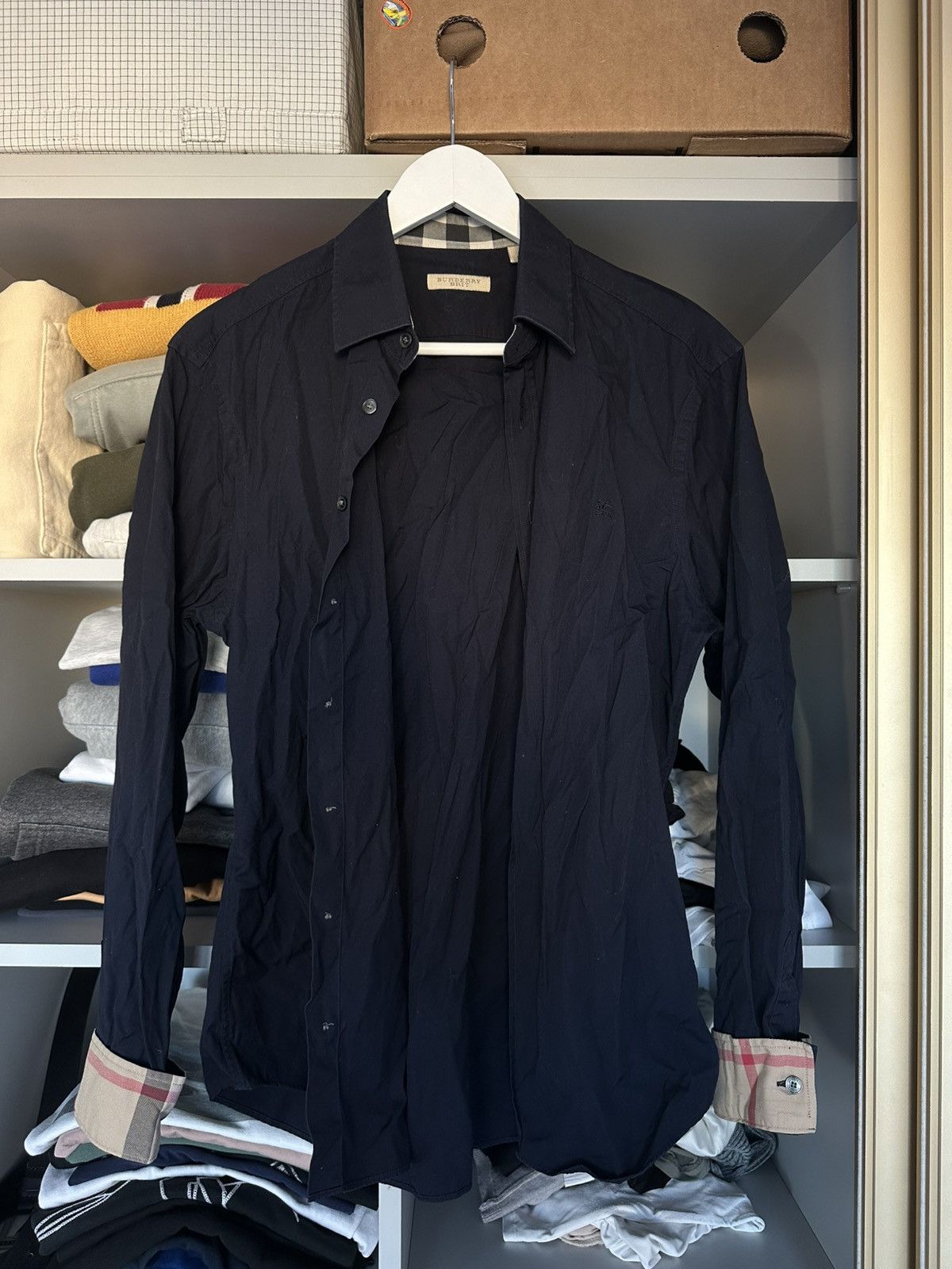 Burberry Prorsum Burberry Brit Classic Monongram Shirt elegant Size US M / EU 48-50 / 2 - 1 Thumbnail