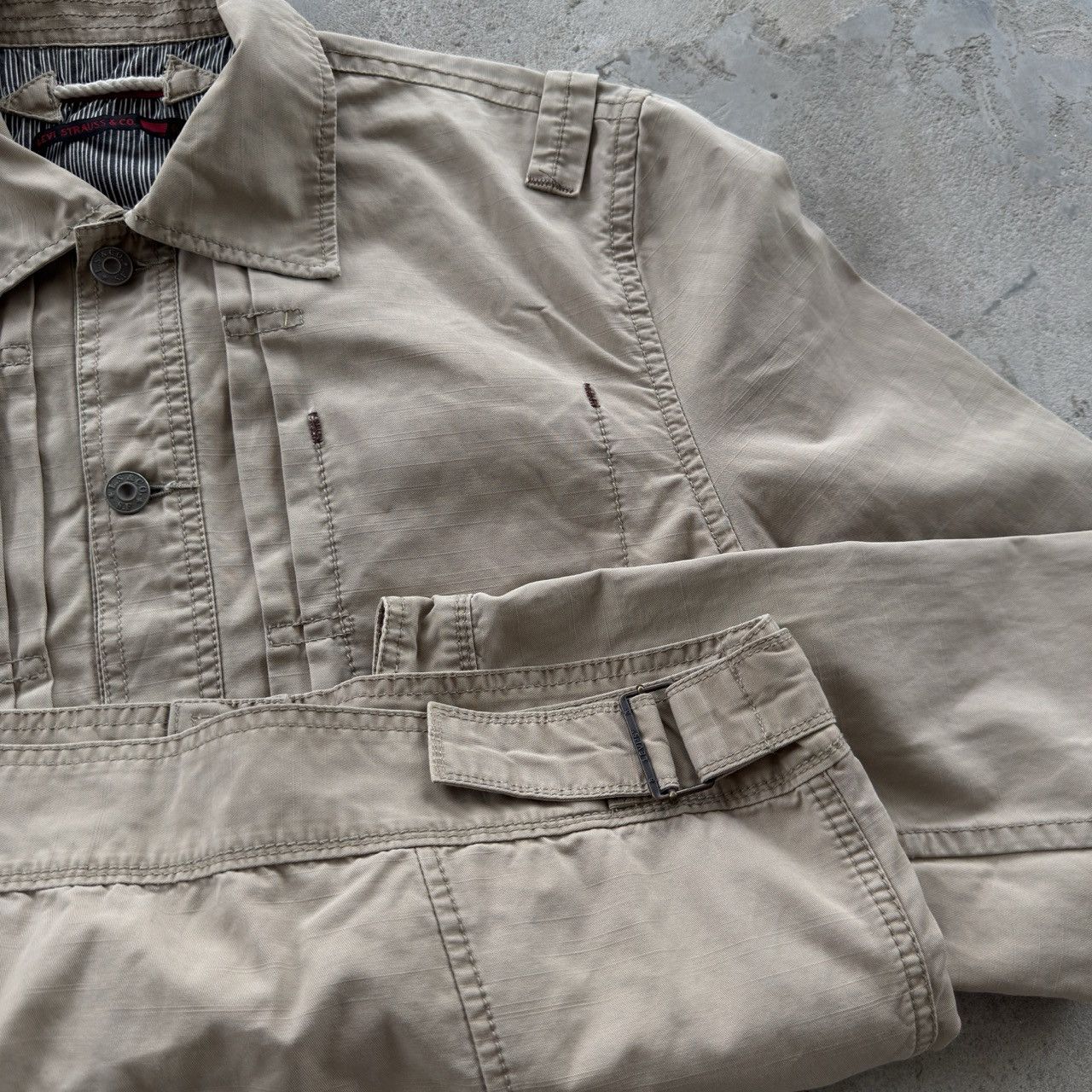 Levi's Levis Havana Military Type 3 Trucker Jacket Beige Tan L Size US L / EU 52-54 / 3 - 6 Thumbnail