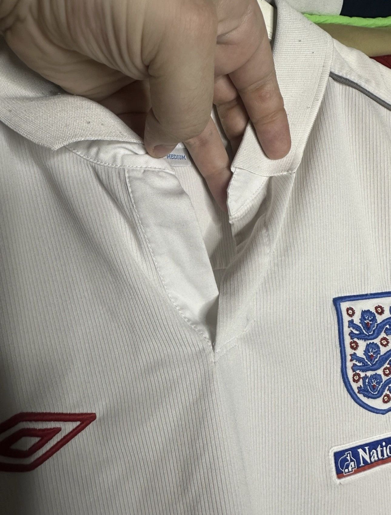 Umbro Umbro England Team Jersey Home Football Soccer Shirt 2009/10 Size US M / EU 48-50 / 2 - 6 Thumbnail