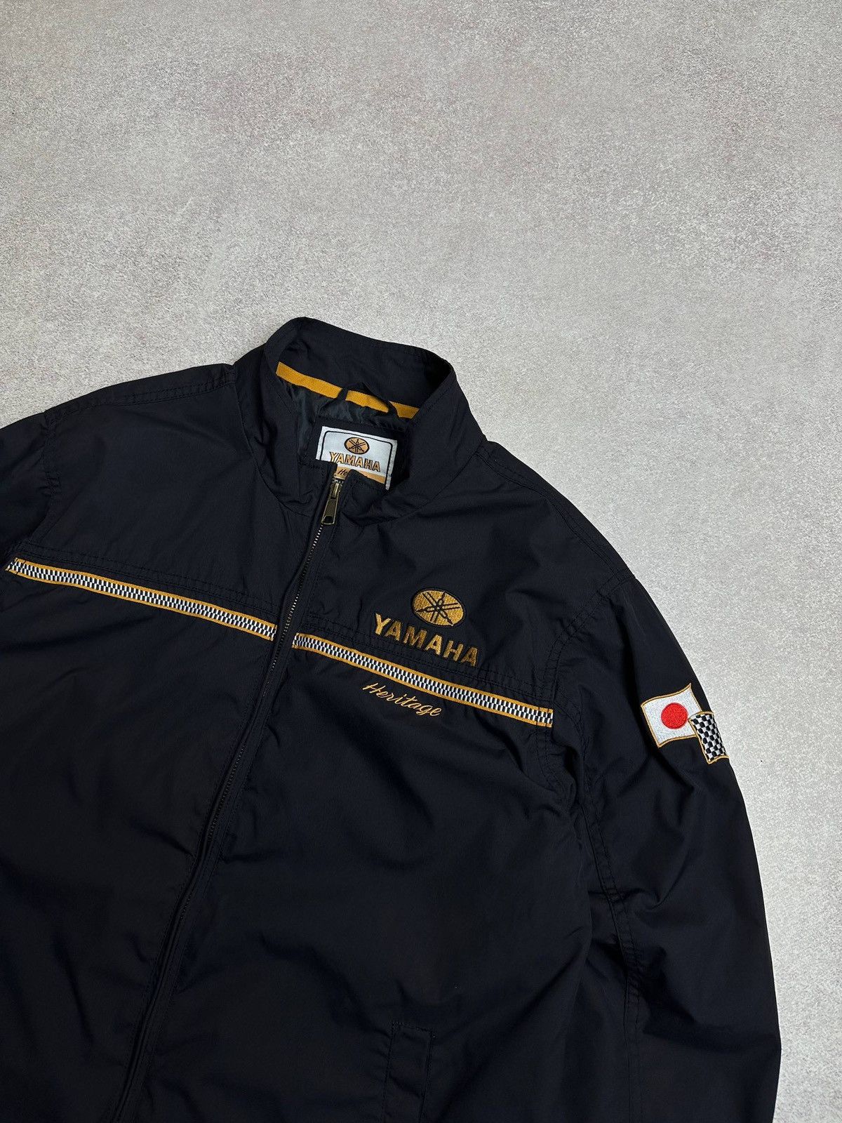 Yamaha Vintage Yamaha Racing Japanese Black Jacket Moto L Size US L / EU 52-54 / 3 - 3 Thumbnail