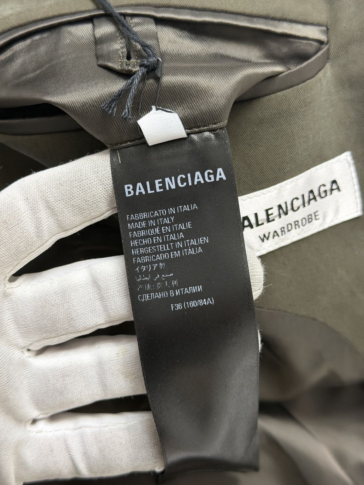 Balenciaga Balenciaga Oversized Wardrobe Stretch Fluid Tailored Blazer Size 40S - 12 Thumbnail