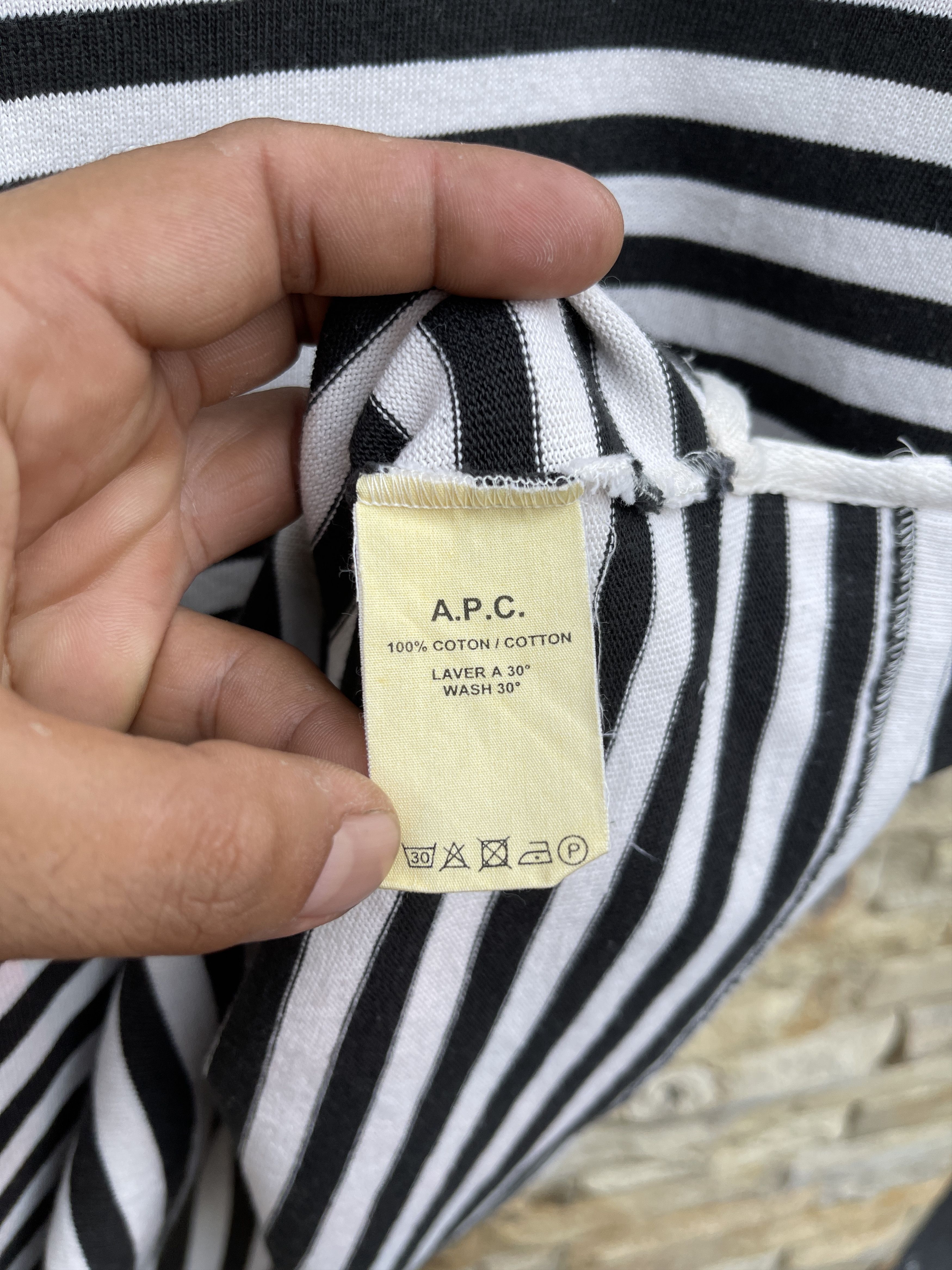 A.P.C. Rare‼️Vintage APC Striped T Shirt Size US XS / EU 42 / 0 - 7 Thumbnail