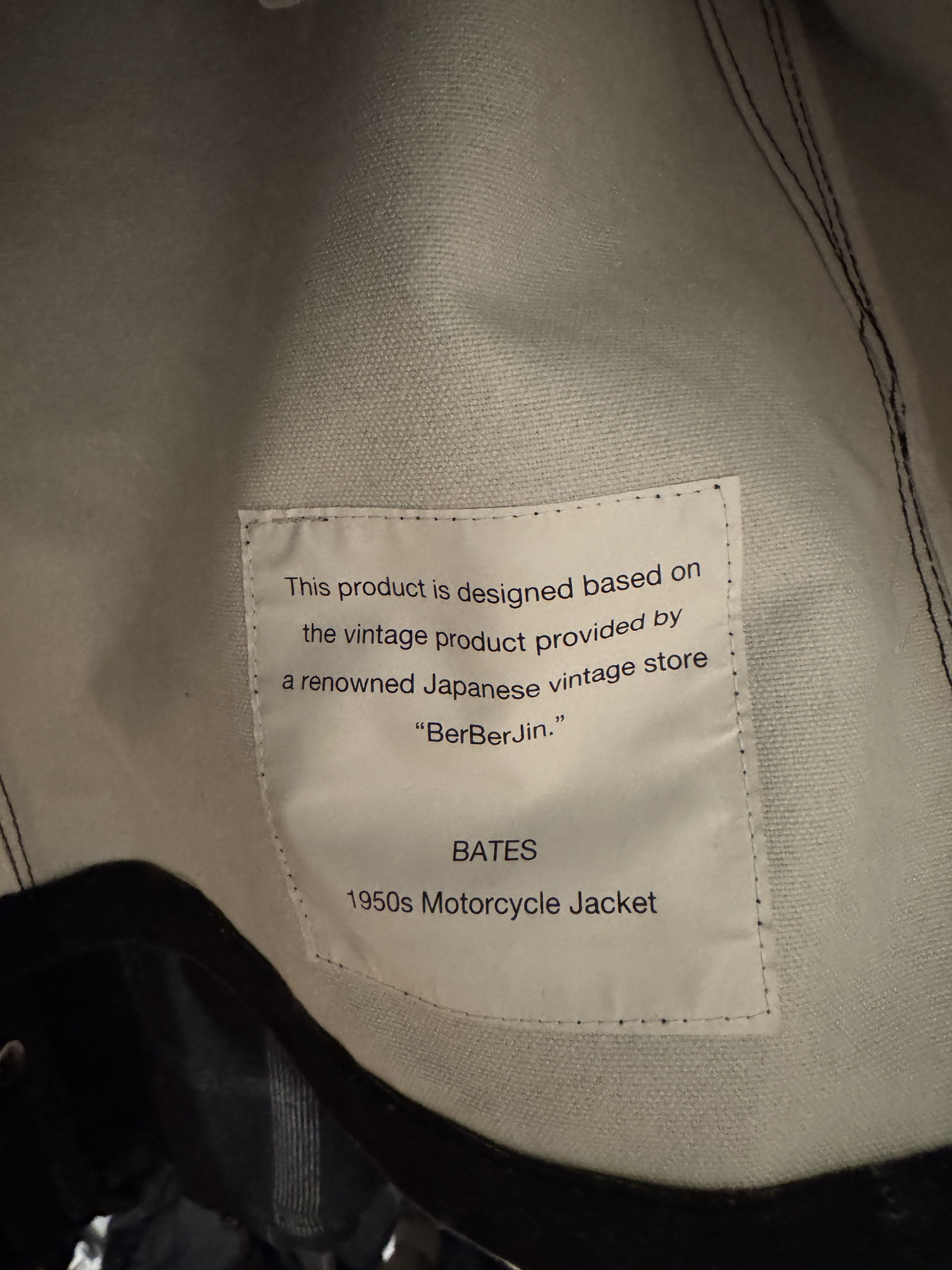 Junya Watanabe Junya Watanabe black ‘bates' 1950s motorcycle jacket Size L Size US L / EU 52-54 / 3 - 17 Thumbnail