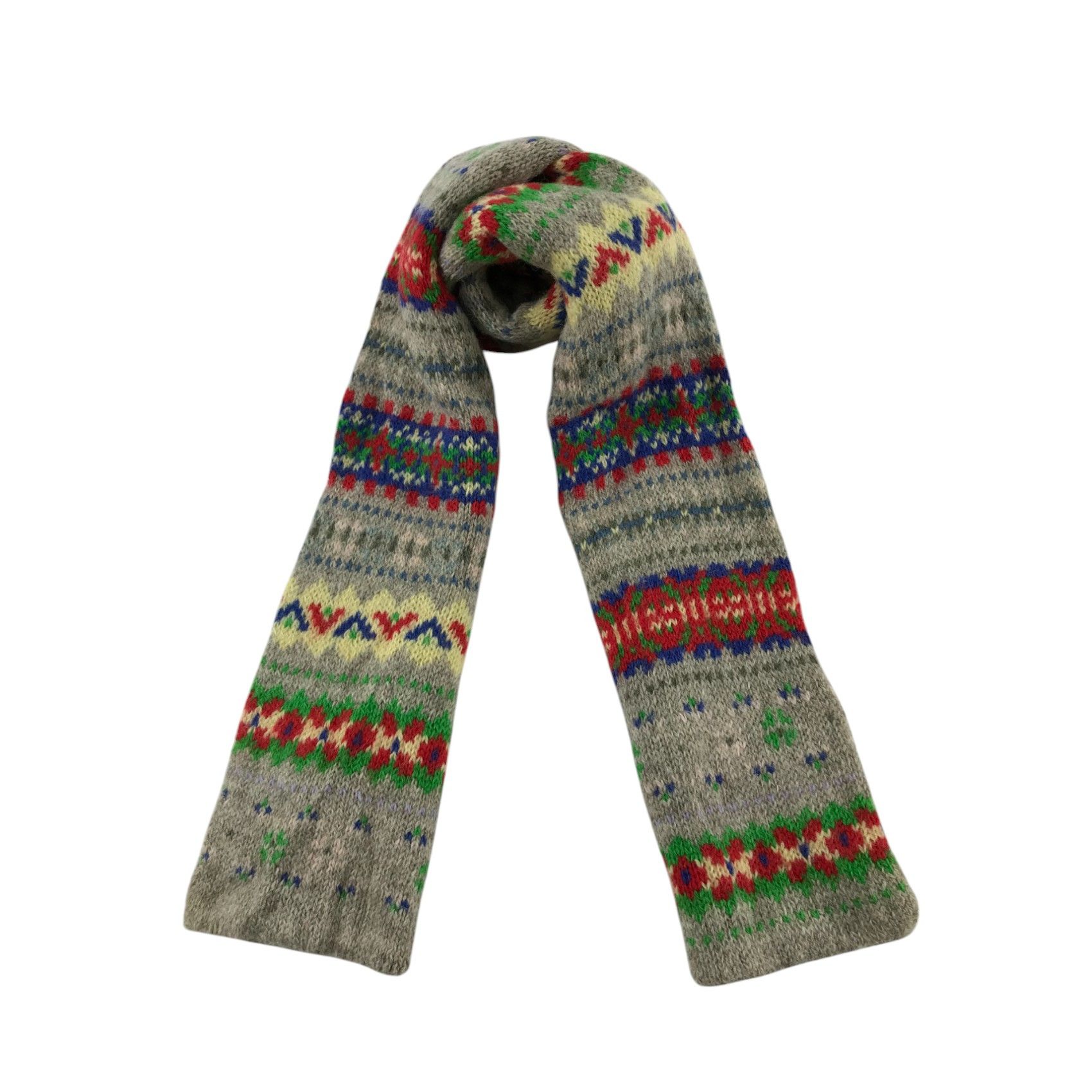 Ralph Lauren × Vintage Ralph Lauren Scarf / Muffler / Neckwear - WW1246 Size ONE SIZE - 1 Thumbnail