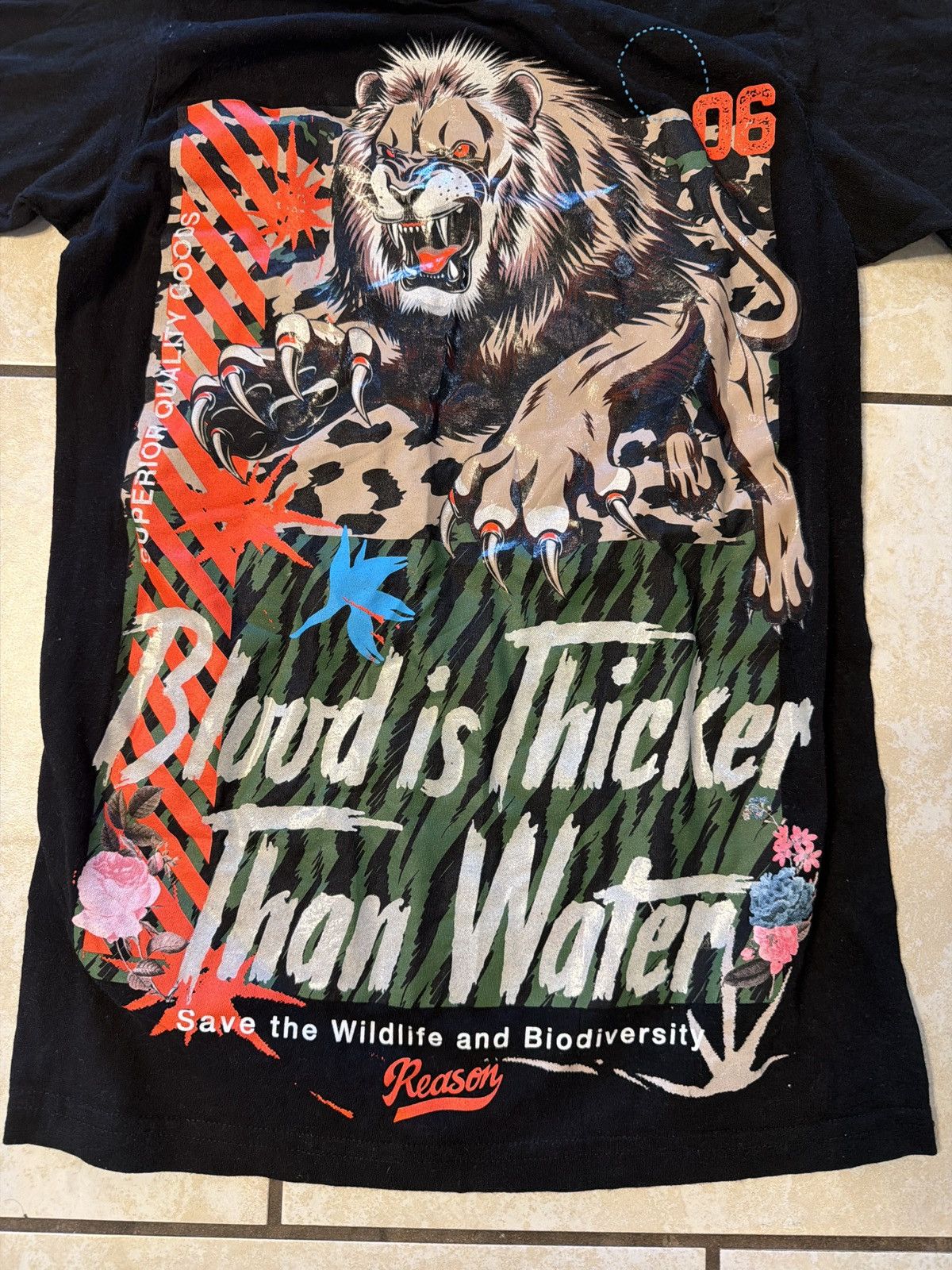 Reason Blood is Thicker Than Water Reason Vintage Tee Size US S / EU 44-46 / 1 - 2 Thumbnail