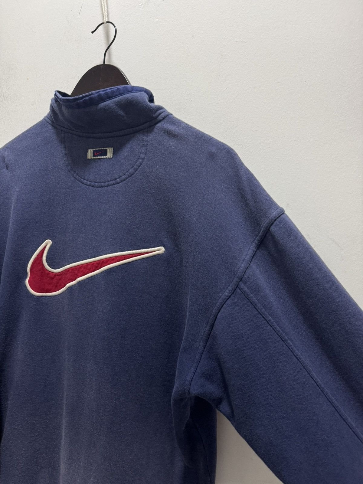 Nike VINTAGE 90s NIKE SWOOSH BIG LOGO EMBROIDERY ZIPPER UP JACKET Size US M / EU 48-50 / 2 - 4 Thumbnail
