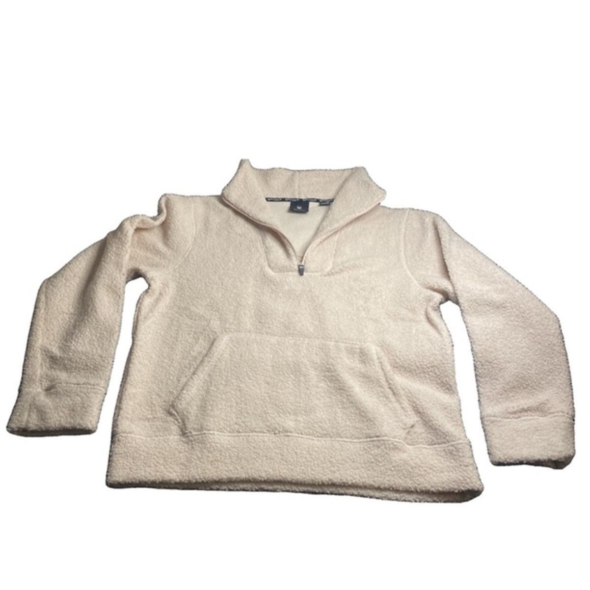 Spyder Cozy Sherpa Quarter Zip Fleece Pullover Beige Spyder Large Size L / US 10 / IT 46 - 3 Thumbnail