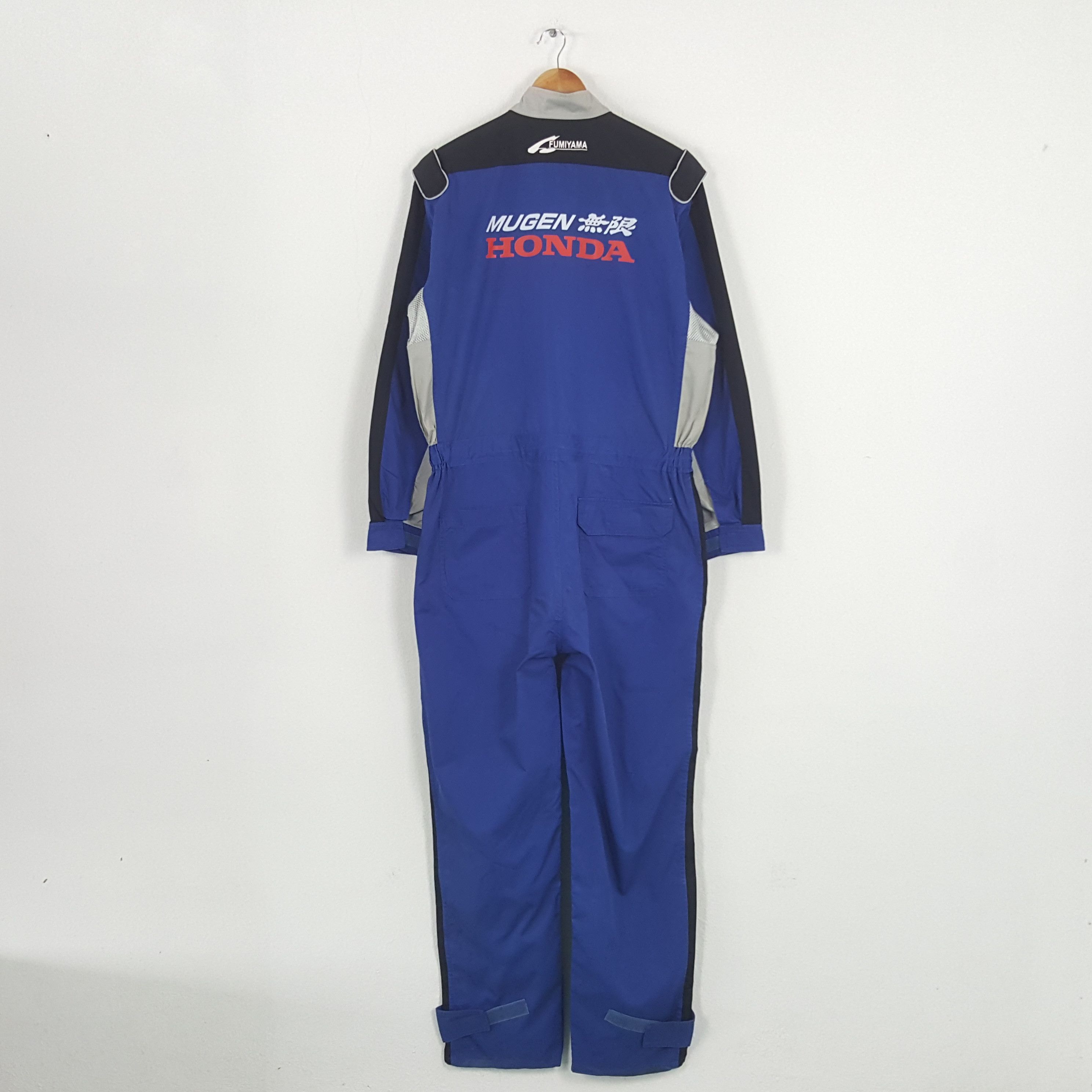 Honda × Japanese Brand × Vintage Vintage Mugen Honda Japan Racing Team Custom Coverall Jacket Size US L / EU 52-54 / 3 - 1 Thumbnail