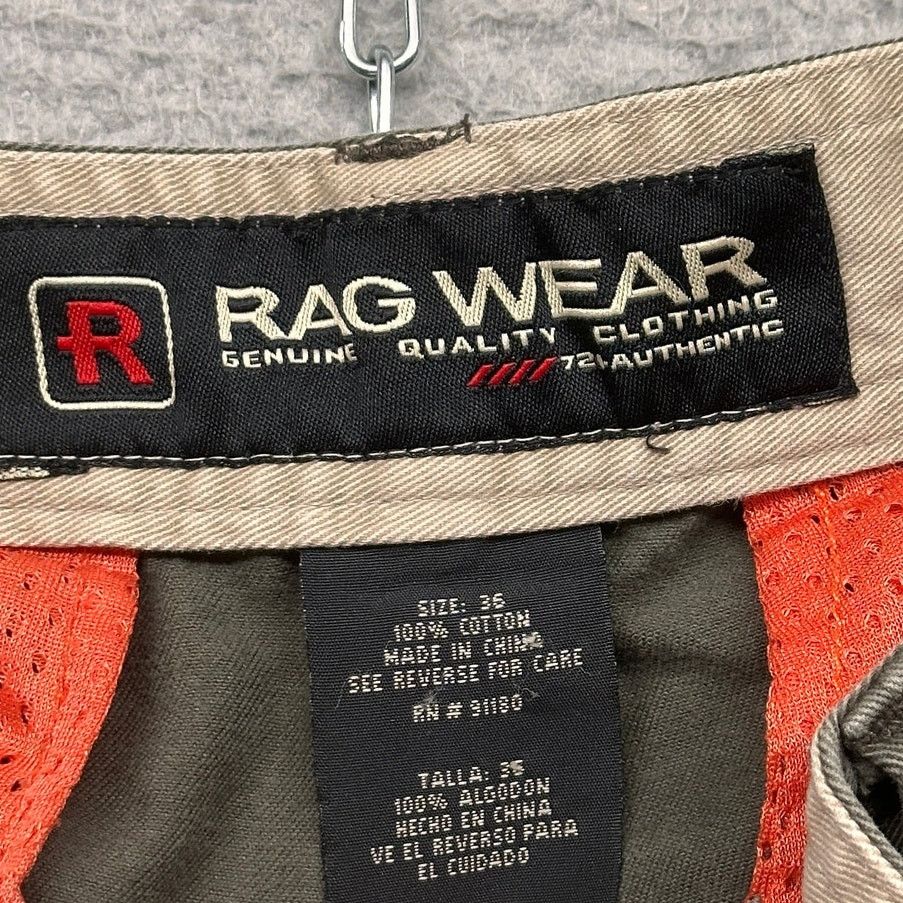 Other Vintage Rag Wear Cargo Pants Mens 36x30 Olive Adjustable Size US 36 / EU 52 - 3 Thumbnail