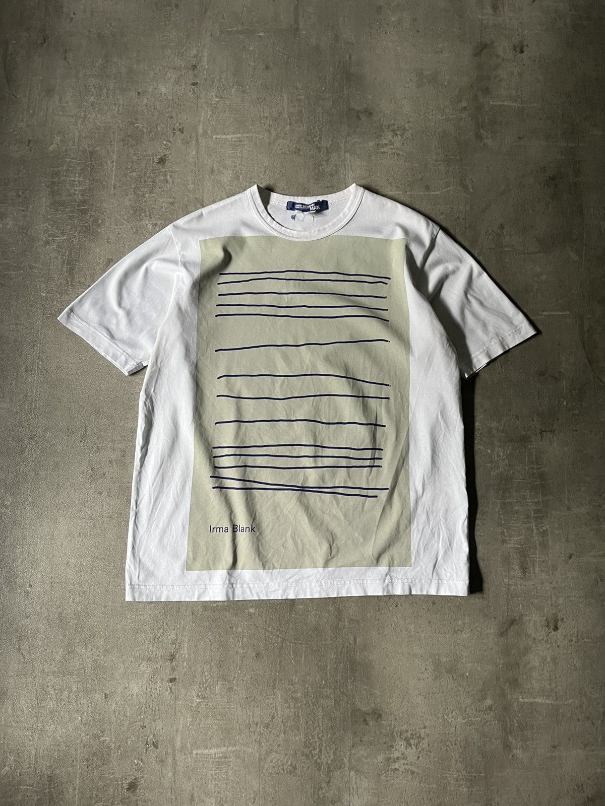 Junya Watanabe Junya Watanabe S/S 21 Irma Blank Horizontal line T-shirt Size US M / EU 48-50 / 2 - 1 Thumbnail