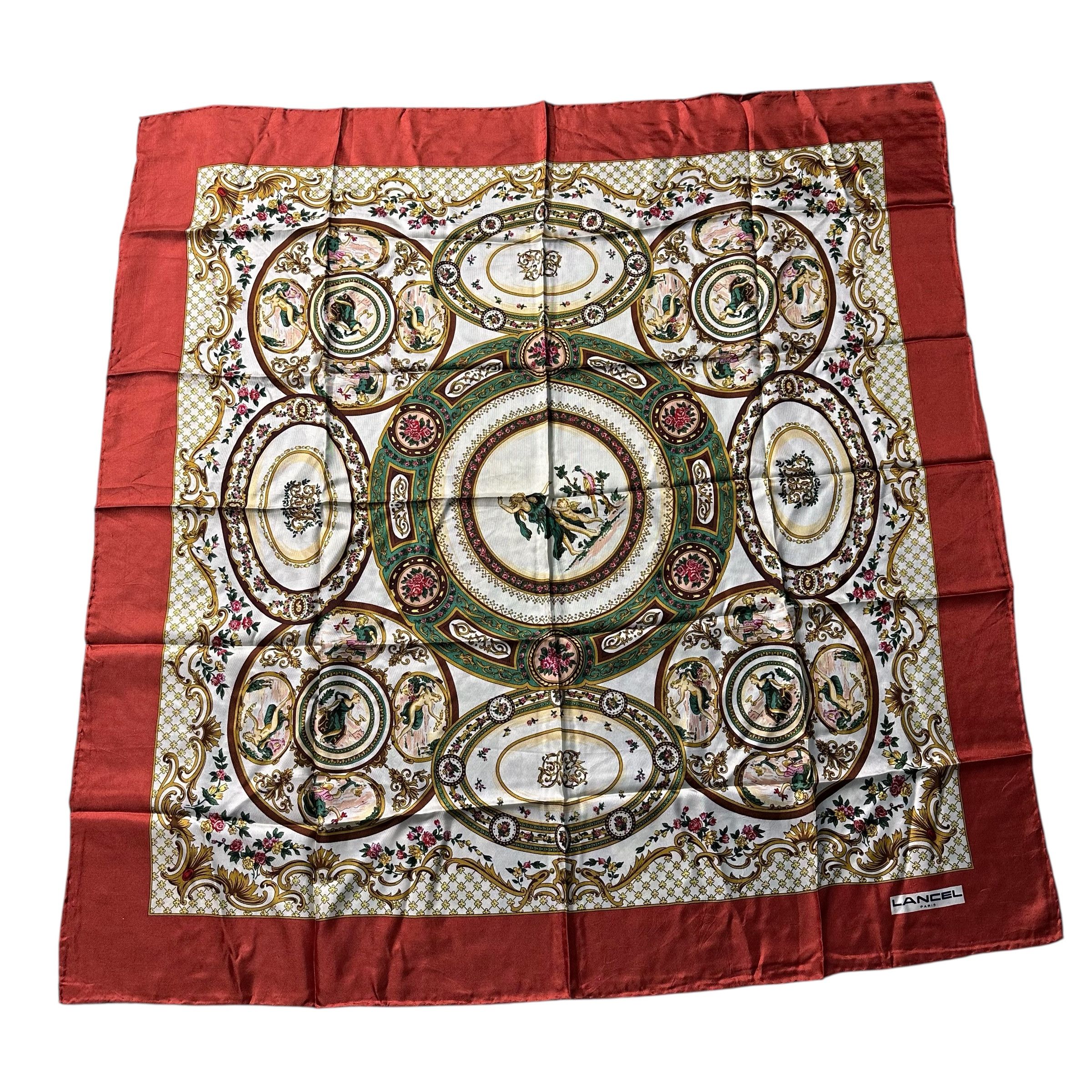 Lancel 🔥RARE🔥Lancel Silk Handkerchief Neckerchief Scarf Headband Size ONE SIZE - 3 Thumbnail