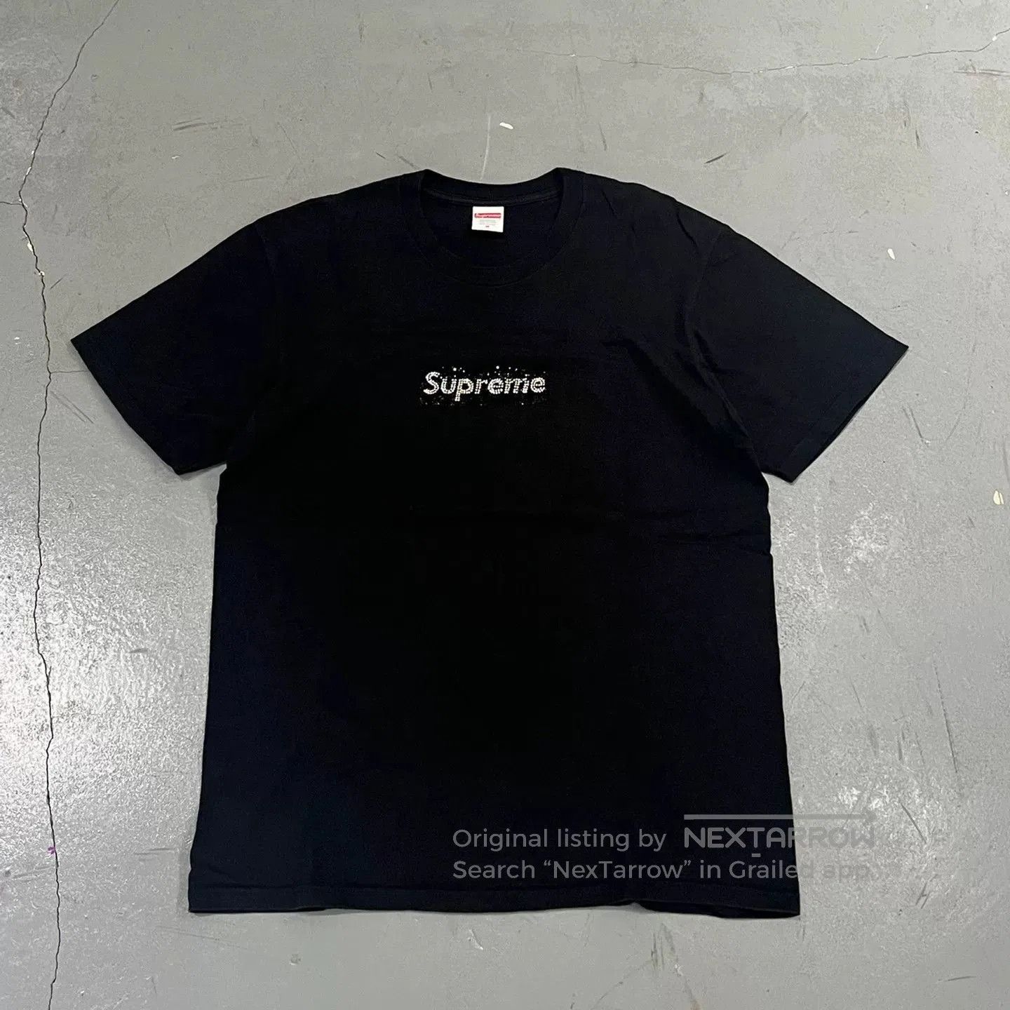 Supreme Swarovski x Supreme Box Logo Short Sleeve. Size US M / EU 48-50 / 2 - 1 Thumbnail
