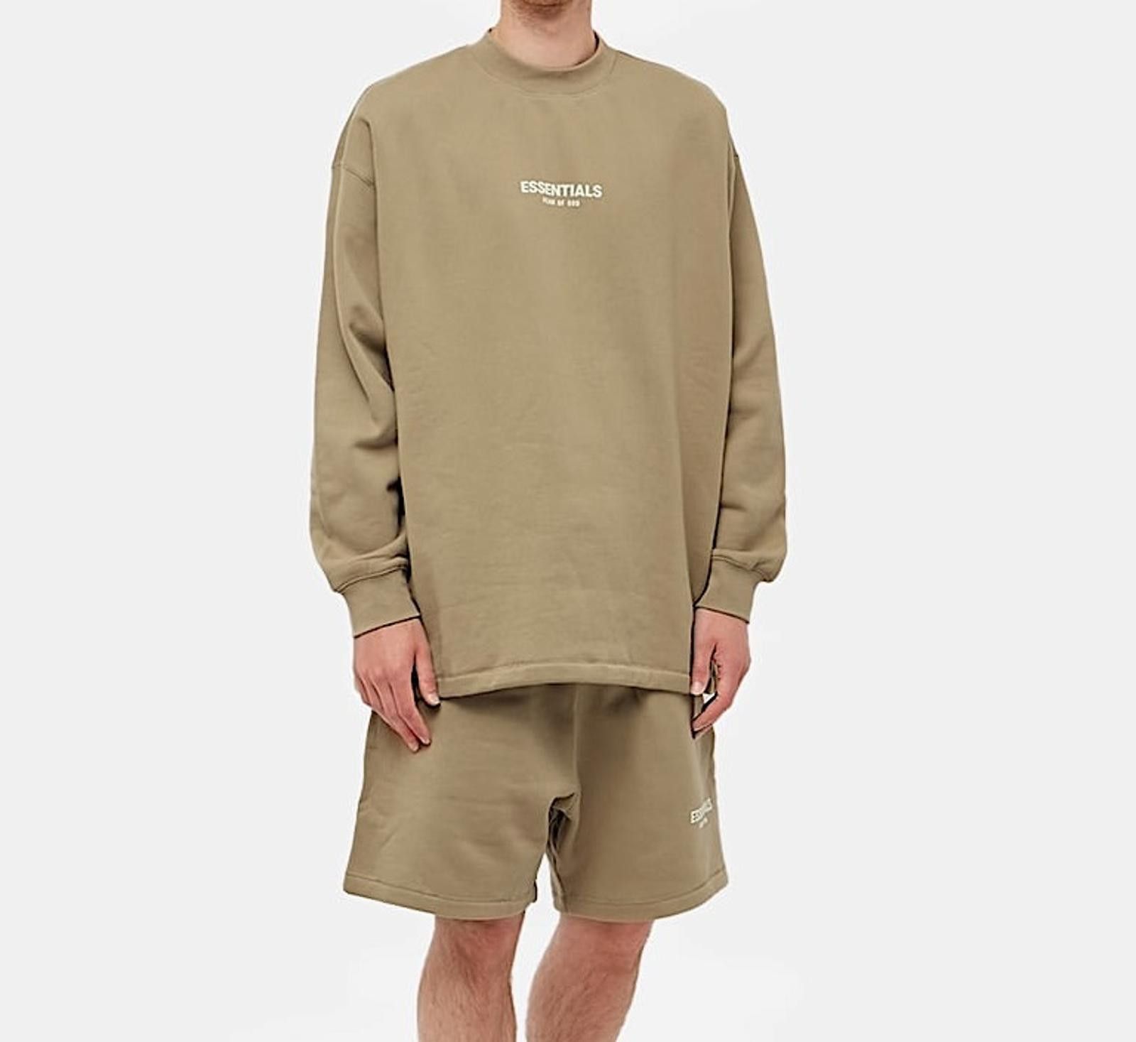 Fear of God Fear of God Essentials Relaxed Crewneck Oak Size XL Size US XL / EU 56 / 4 - 1 Thumbnail