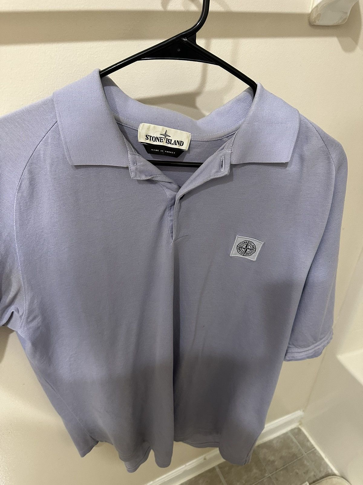 Stone island short sleeve polo shirt