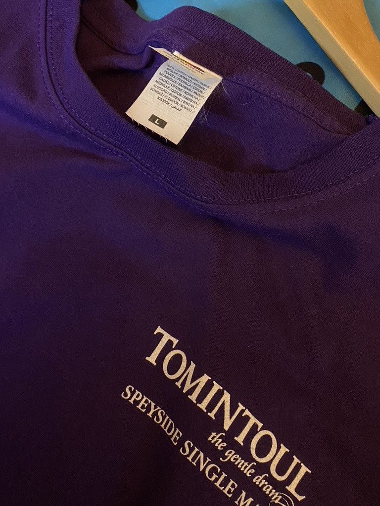 Vintage Official Tomintoul The Gentle Dram Whisky Promo Tee Size US L / EU 52-54 / 3 - 6 Thumbnail