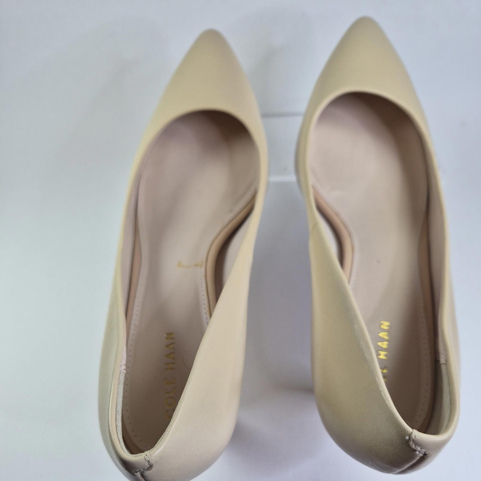 Nine West NINE WEST MARGOT PUMPS NATURAL/TAN LEATHER SIZE 9B Size US 9 / IT 39 - 9 Thumbnail