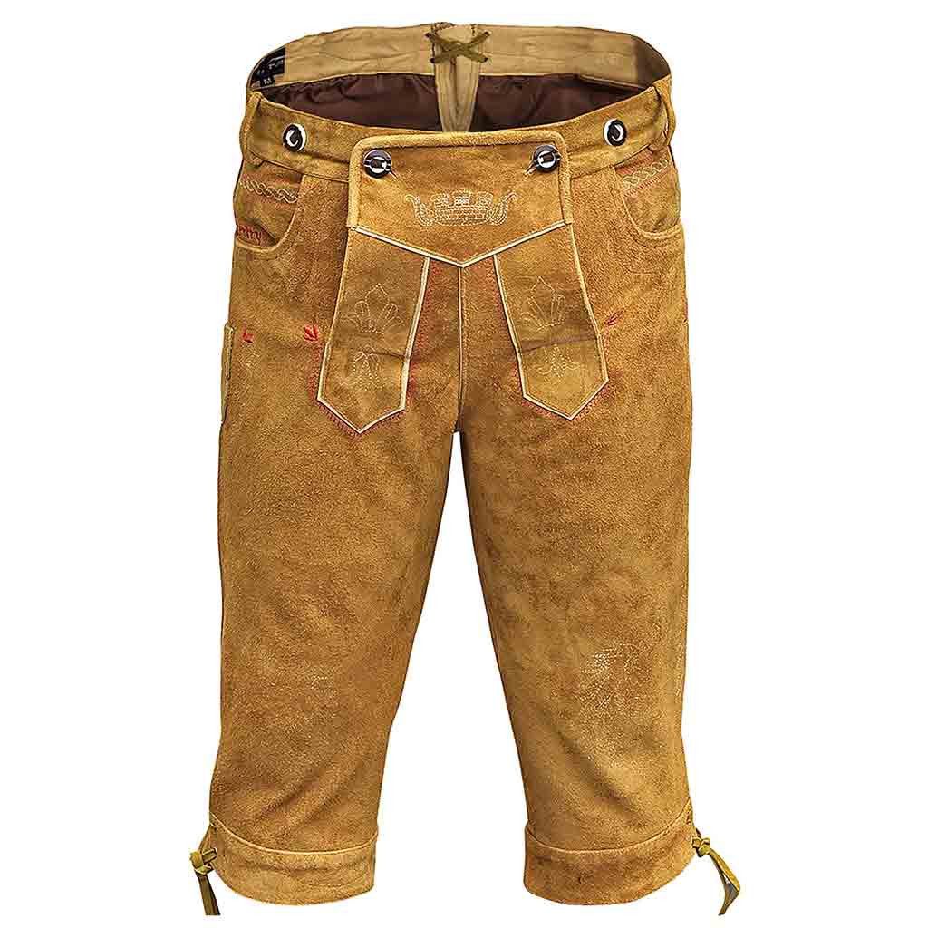 Men's Suede Kniebundhosen Zimmer Golden Brown