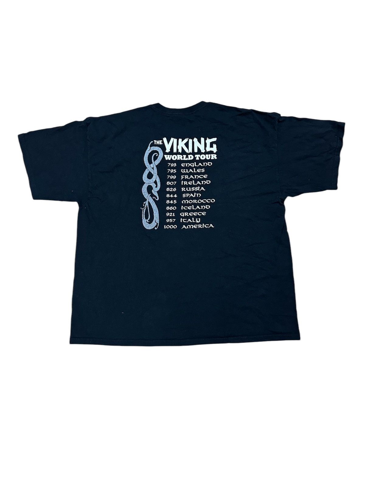 Band Tees × Vintage Rare Beautiful Vintage The Viking World Tour Metal Band Tee Size US XXL / EU 58 / 5 - 2 Thumbnail
