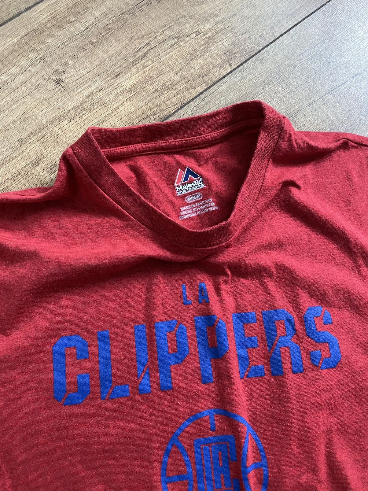 NBA Vintage NBA Los Angeles Clippers Majestic T Shirt Size US M / EU 48-50 / 2 - 3 Thumbnail