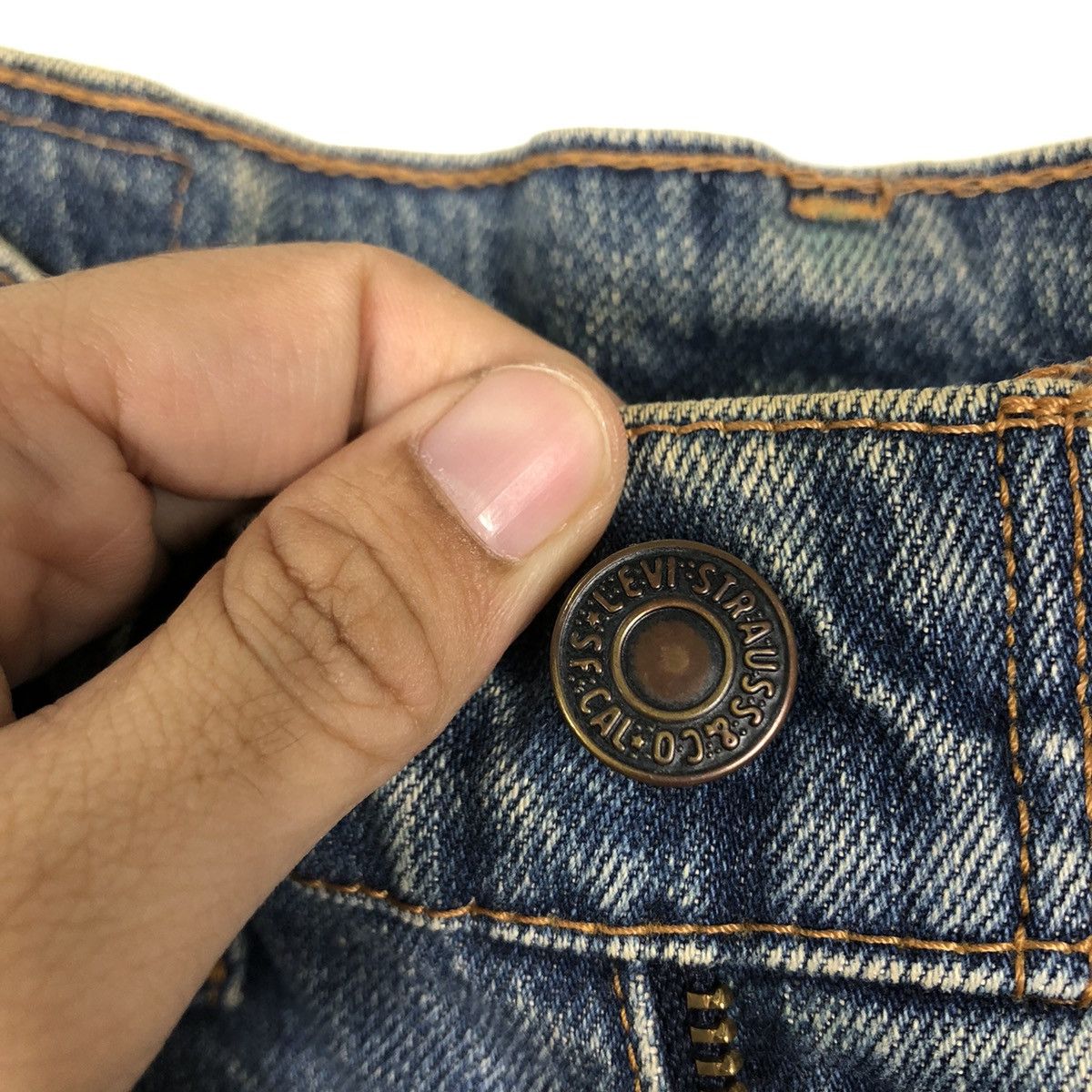 Levi's 🔥Rare Custom Design Skirt Levi’s Cartoon Network Design Size 29" - 13 Thumbnail