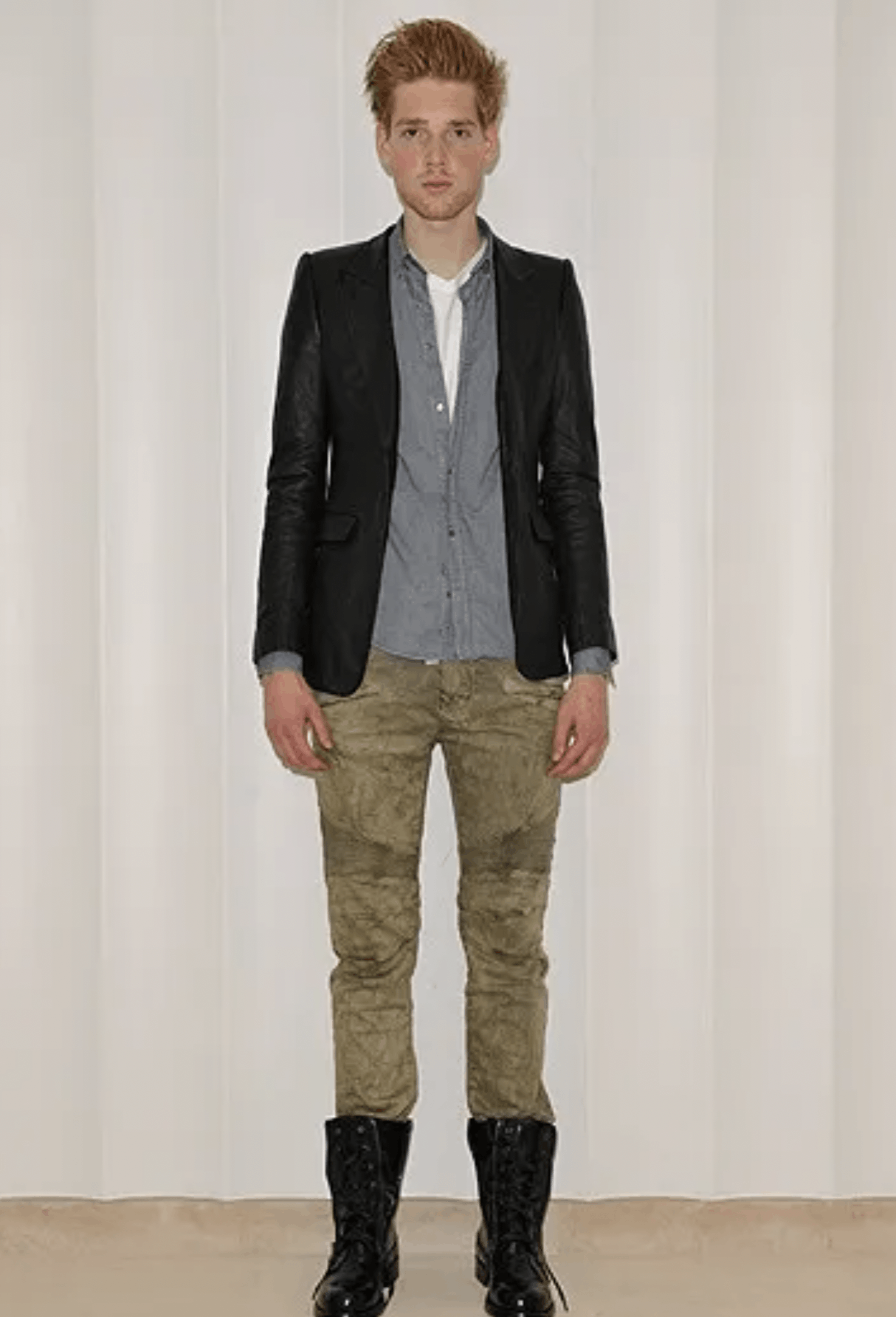 Balmain DUMB RARE DECARNIN BALMAIN FW10 LEATHER BLAZER Size US M / EU 48-50 / 2 - 7 Thumbnail