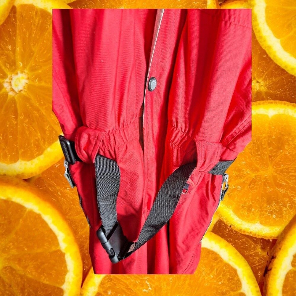 Obermeyer Obermeyer Ski Suit XXL Mens Red Gray Insulated Snowsuit Wint Size ONE SIZE - 7 Thumbnail