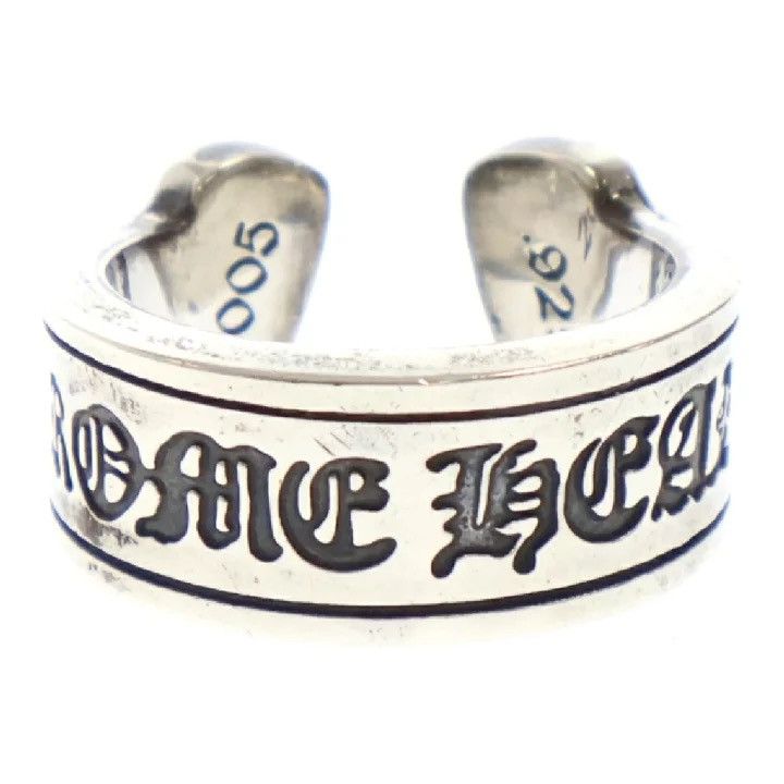 Chrome Hearts CHROME HEARTS LARGE SCROLL LABEL SILVER RING Size ONE SIZE - 1 Thumbnail