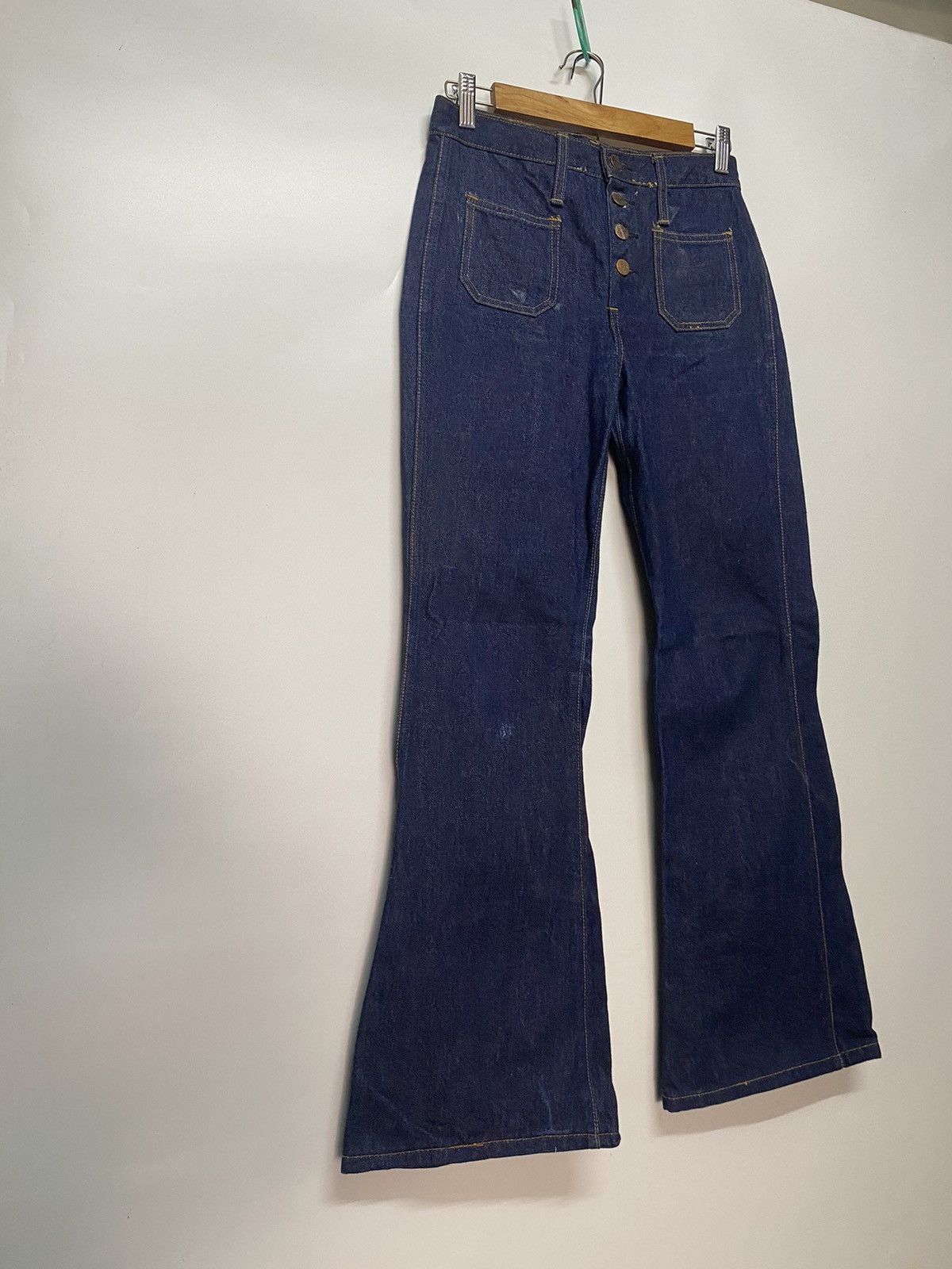 Big John × Japanese Brand Vintage Big John Denim Jeans Button Fly Flare Bootcut Pants Size 28" / US 6 / IT 42 - 3 Thumbnail