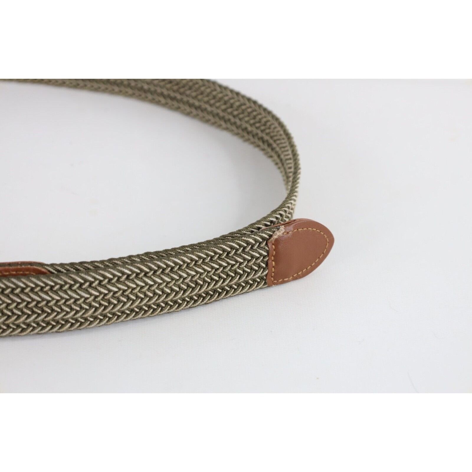 Vintage Deadstock Vintage 90s Streetwear Braided Stretch Belt Green Size ONE SIZE - 3 Thumbnail