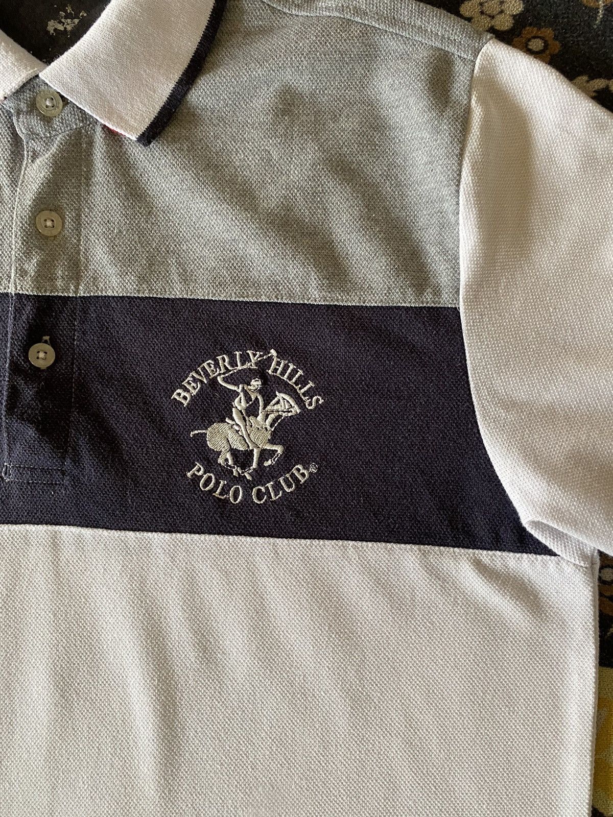 Beverly Hills Polo Club × Polo Ralph Lauren Beverly Hills Polo Club Striped Polo Tee Size US M / EU 48-50 / 2 - 3 Thumbnail