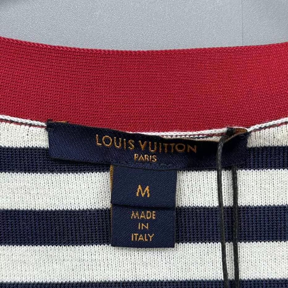 Louis Vuitton LV Blue White Striped All-Over Print Cardigan M Size M / US 6-8 / IT 42-44 - 6 Thumbnail